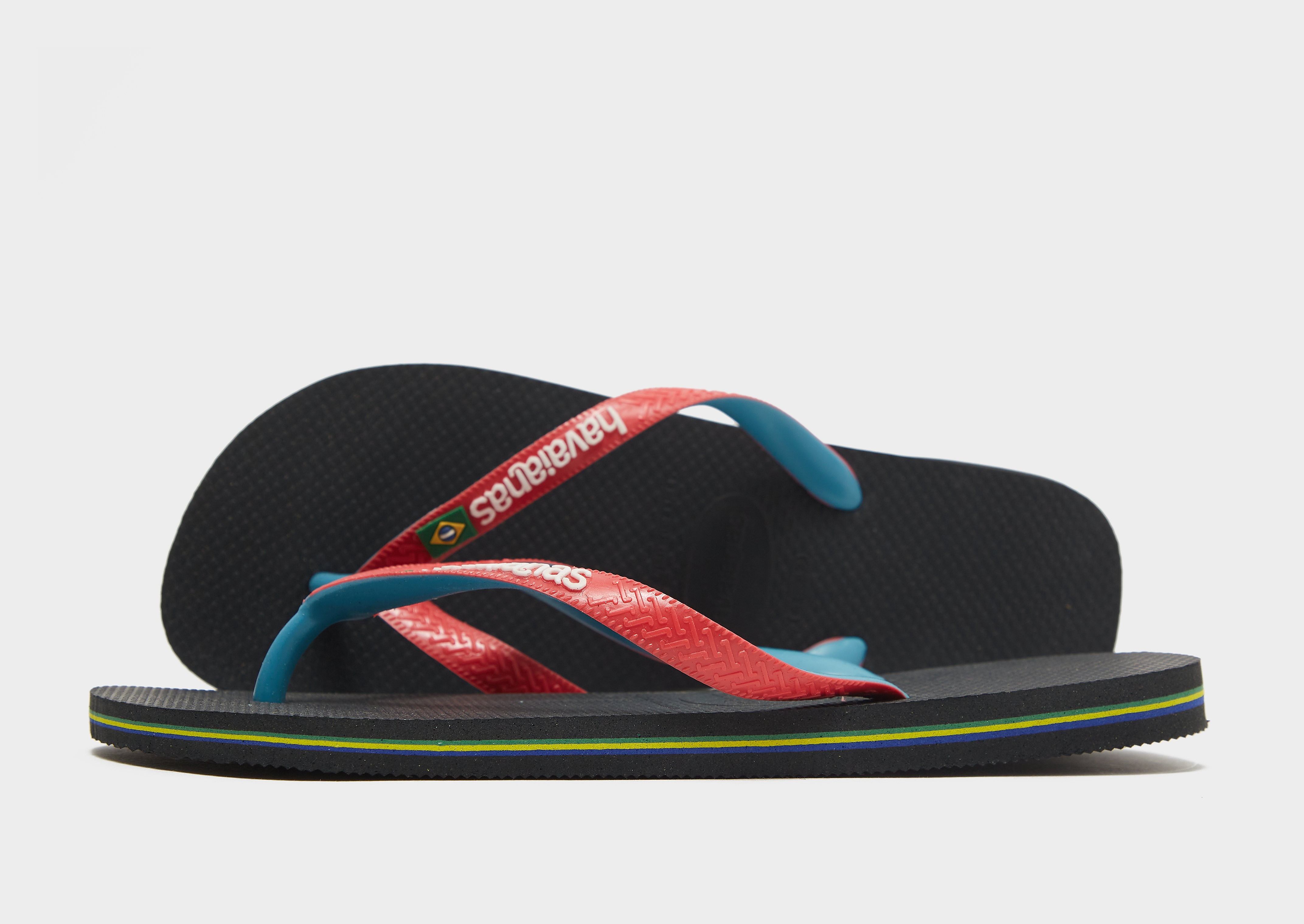 

Havaianas Brazil Mix Flip Flops - Black - Mens, Black