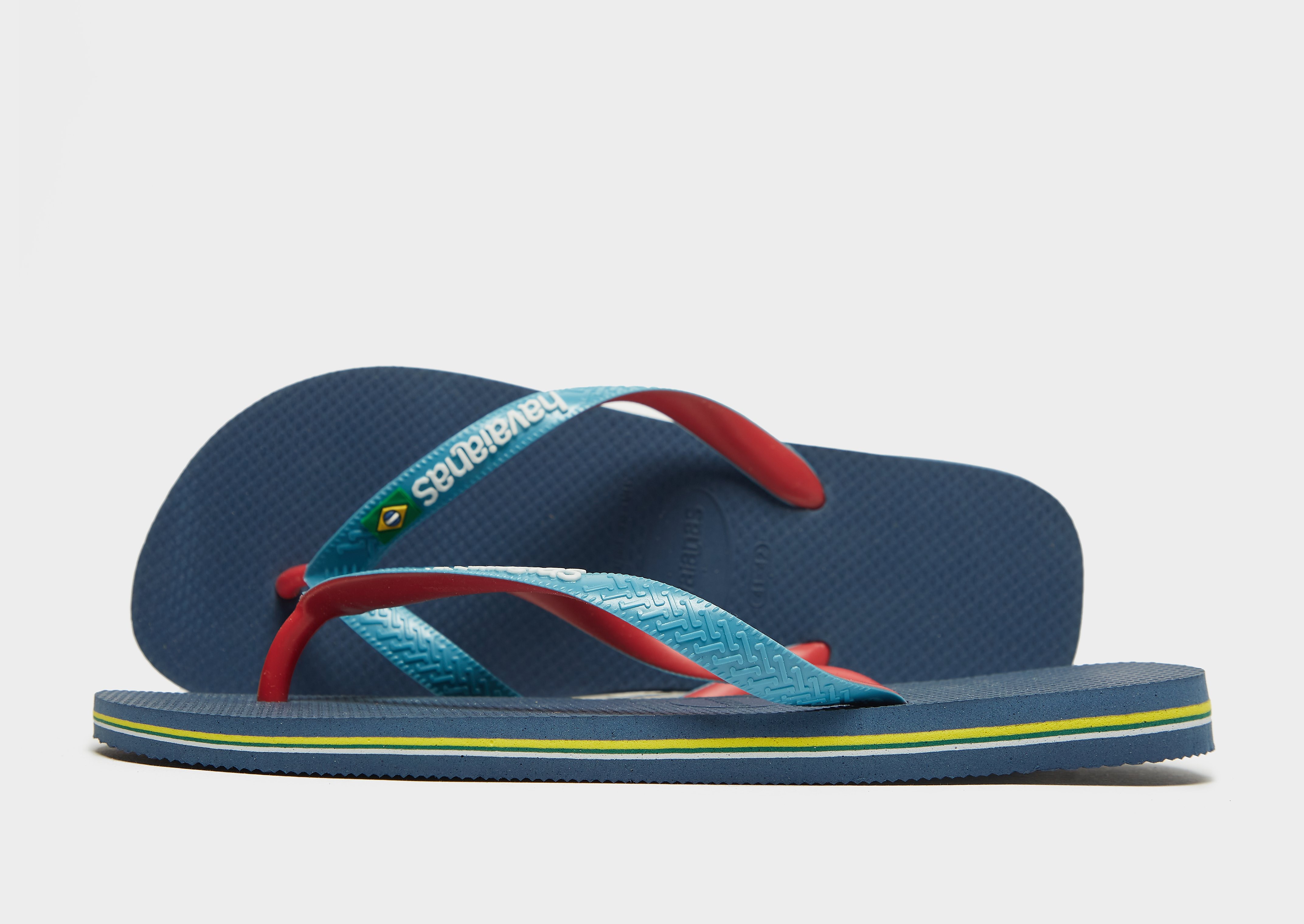

Havaianas Brazil Mix Flip Flops - Blue - Mens, Blue