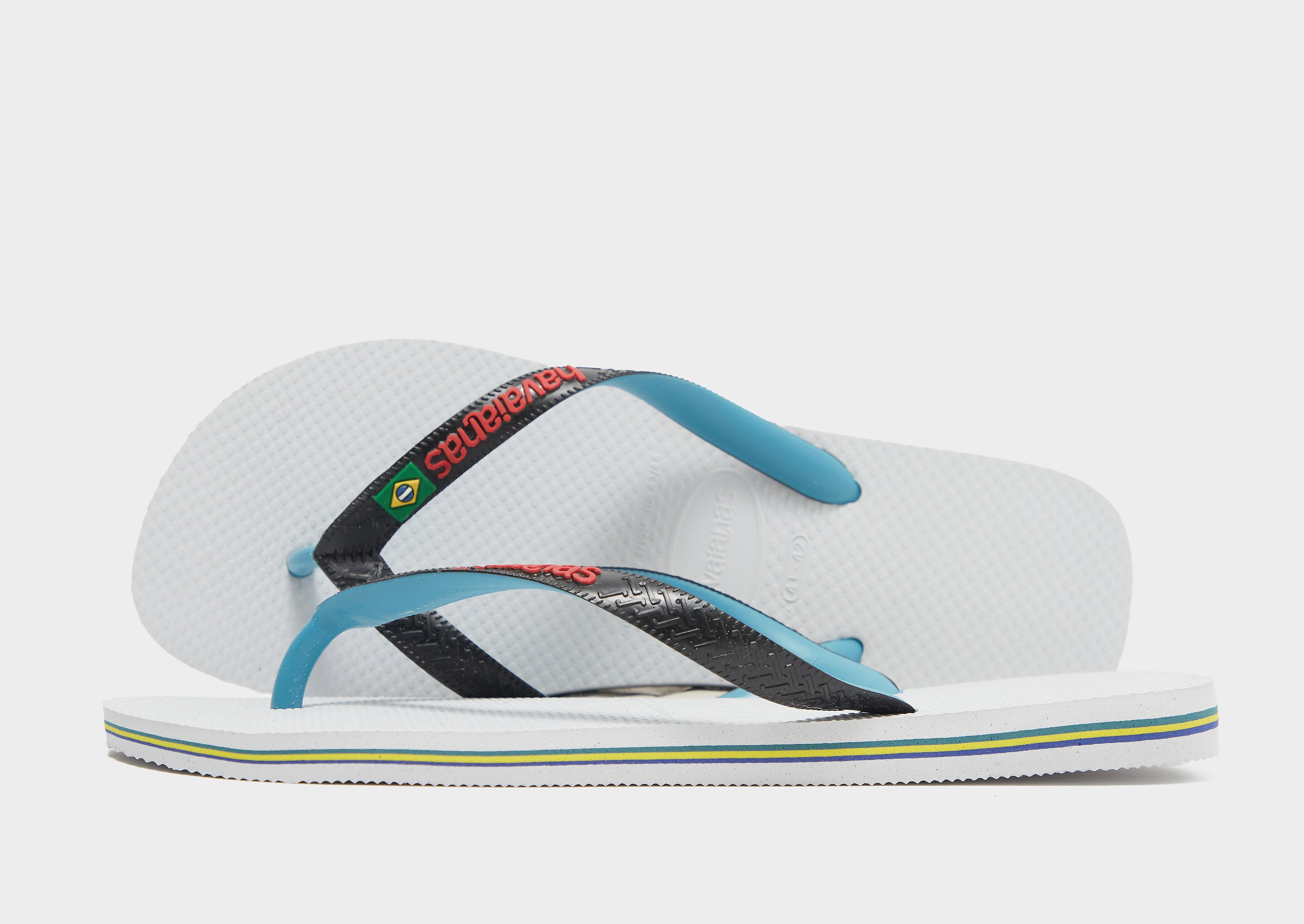

Havaianas Brazil Mix Flip Flops - White - Mens, White