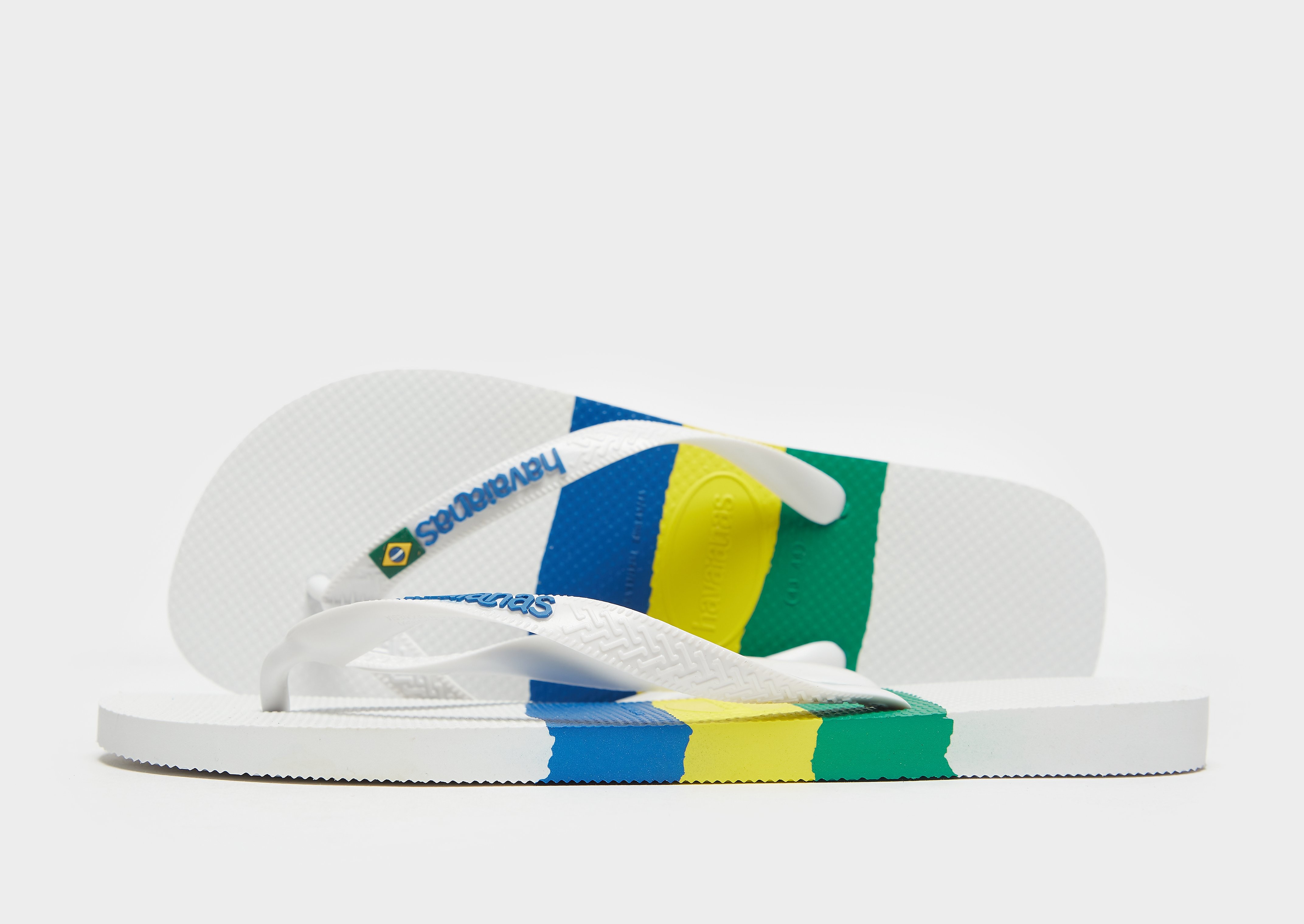 

Havaianas Brazil Tech Flip Flops - White - Mens, White