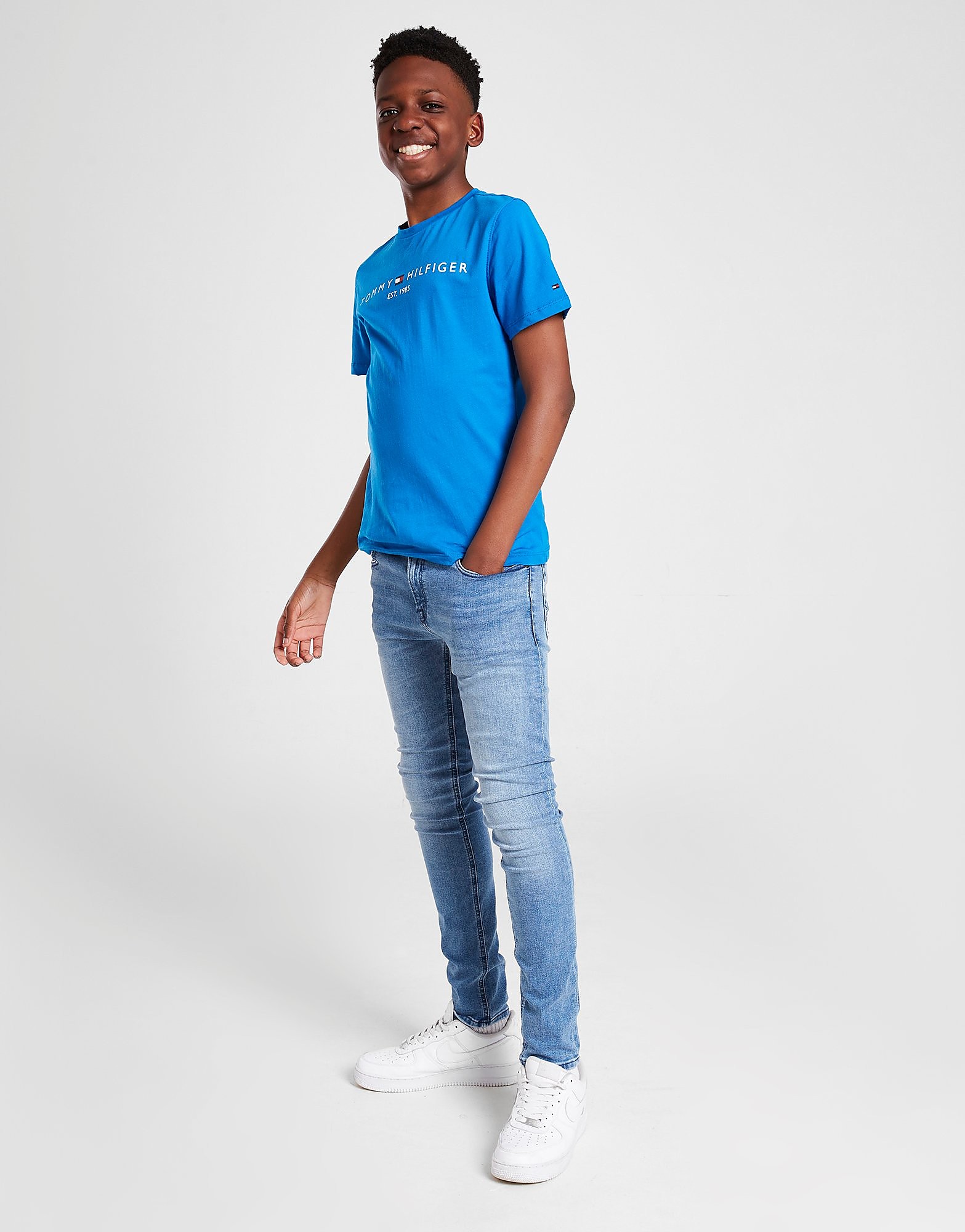 

Tommy Hilfiger Simon Skinny Jeans Junior - Blue - Kids, Blue