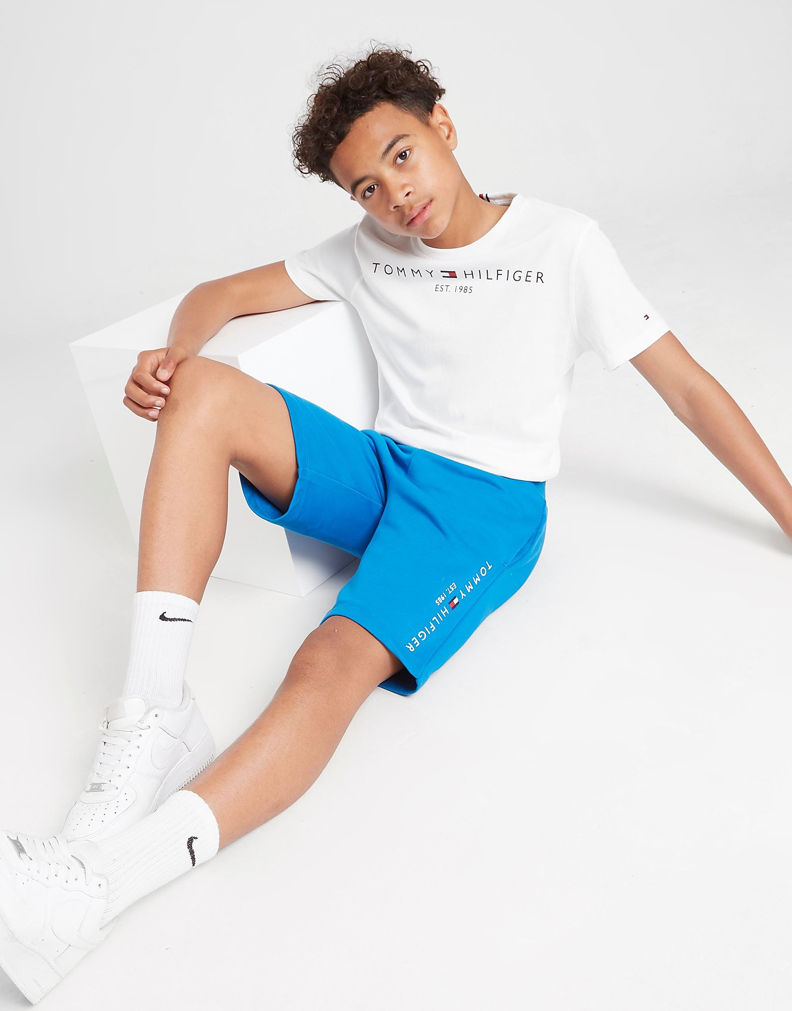 

Tommy Hilfiger Essential Shorts Junior - Blue - Kids, Blue
