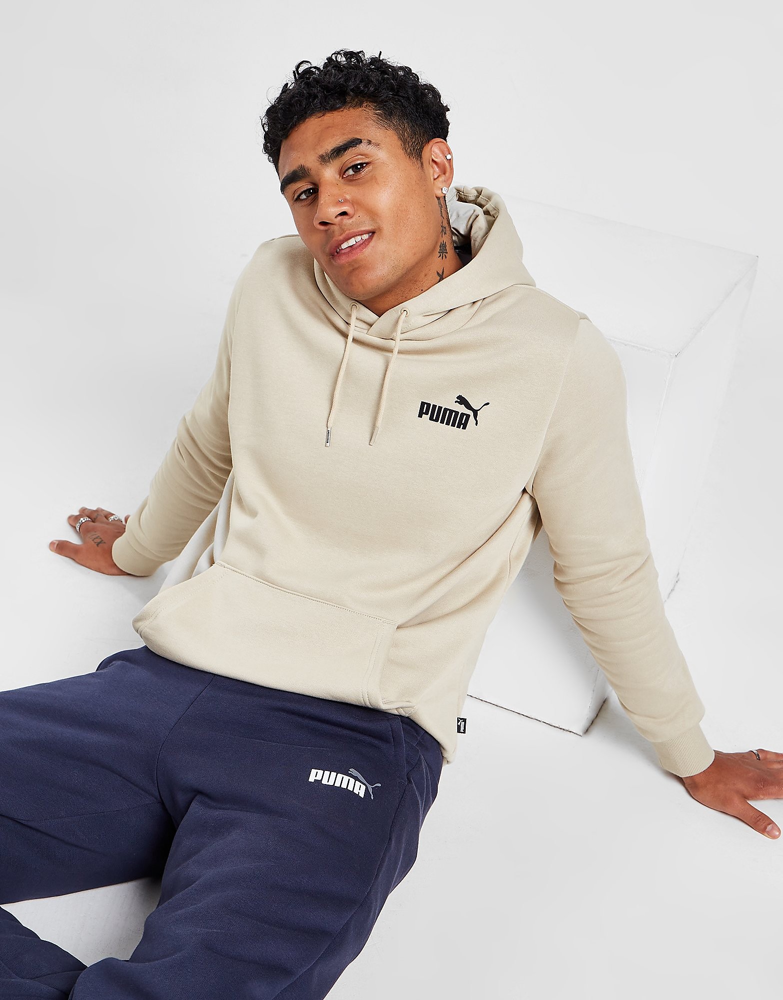 

Puma Core Small Logo Overhead Hoodie - Brown - Mens, Brown