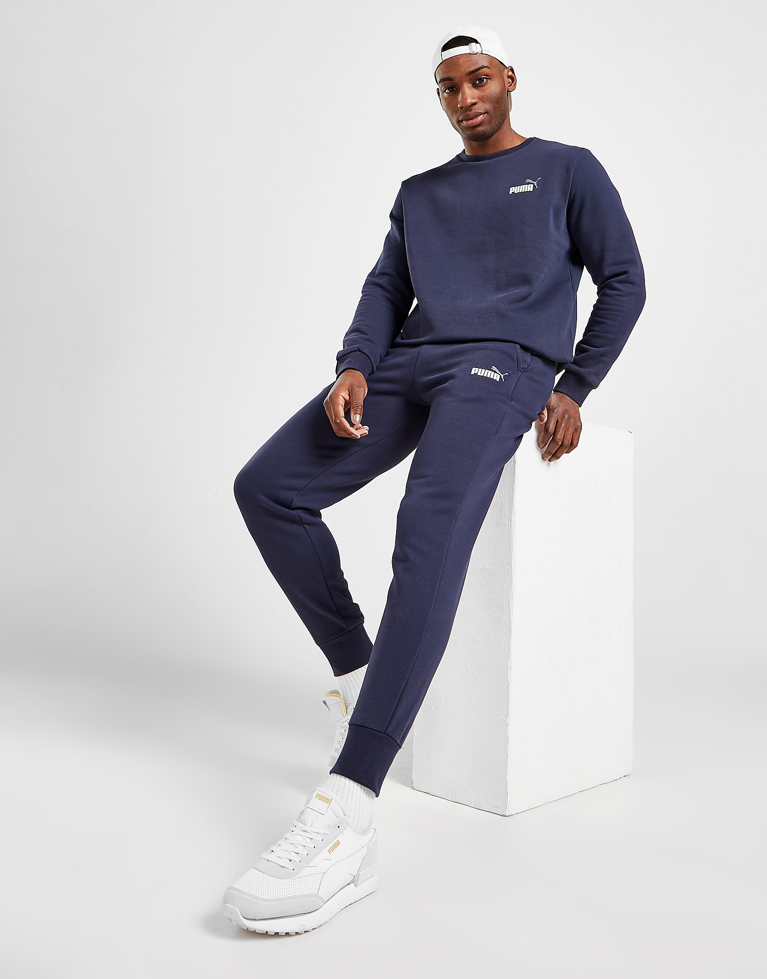 

Puma Core Fleece Joggers - Only at JD - Navy - Mens, Navy
