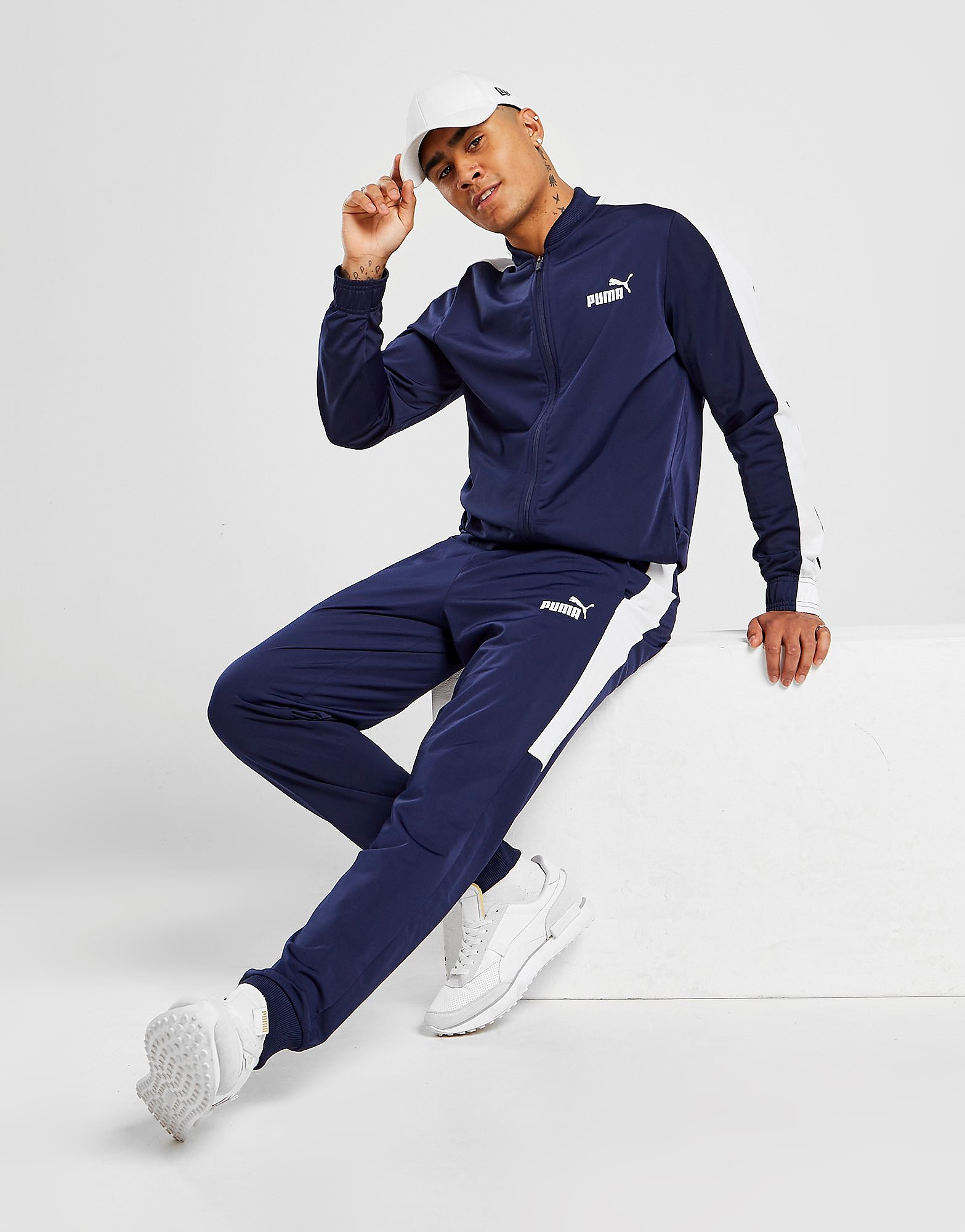 

Puma Poly Tracksuit - Only at JD - Navy, Navy