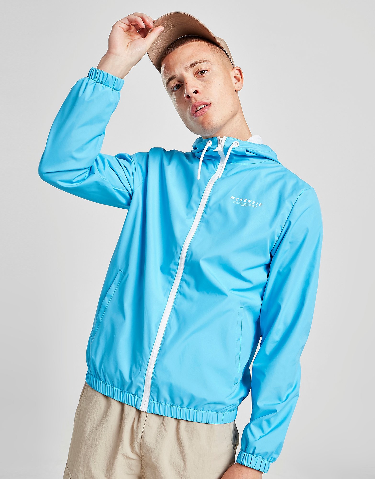

McKenzie Essential Windbreaker Jacket - Only at JD - Blue - Mens, Blue
