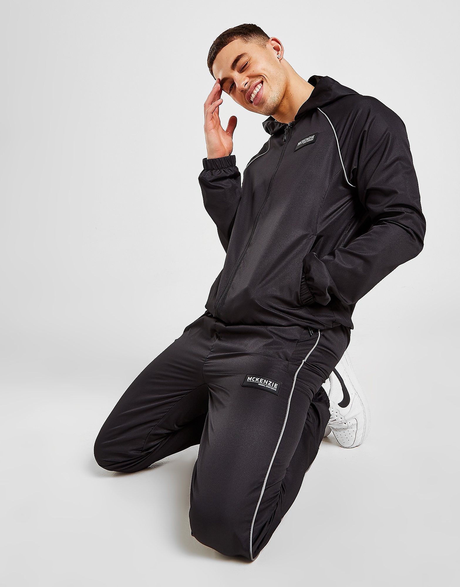 McKenzie King Woven Tracksuit - Only at JD - Black - Mens, Black