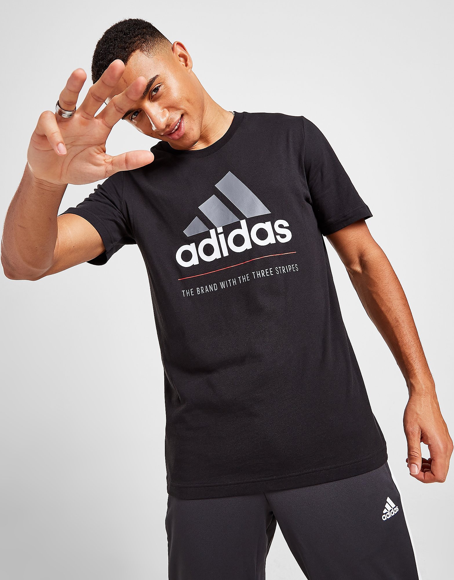 

adidas Badge Of Sport Logo T-Shirt - Only at JD - Black, Black