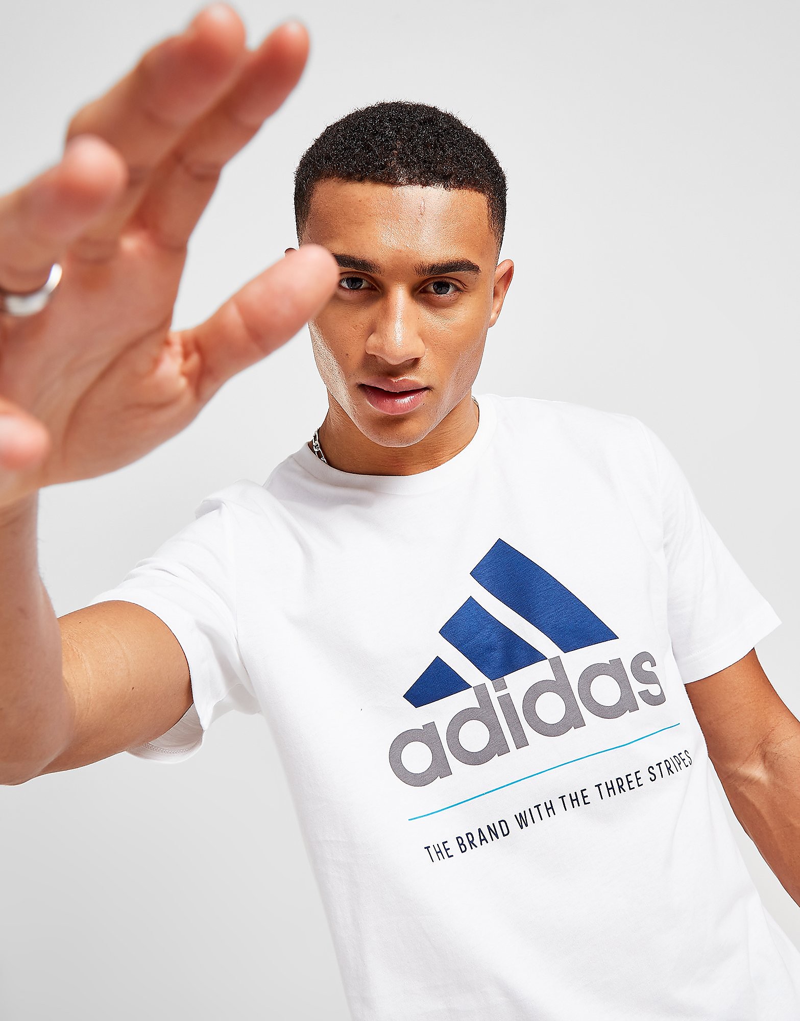 

adidas Badge Of Sport Logo T-Shirt - Only at JD - White, White