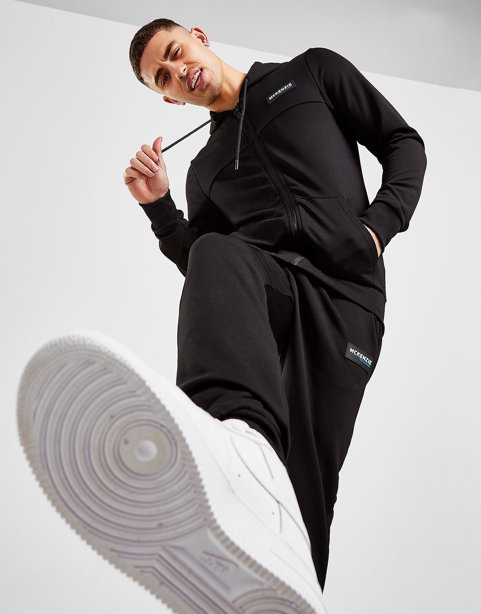 McKenzie Scope Poly Tracksuit - Only at JD - Black - Mens, Black