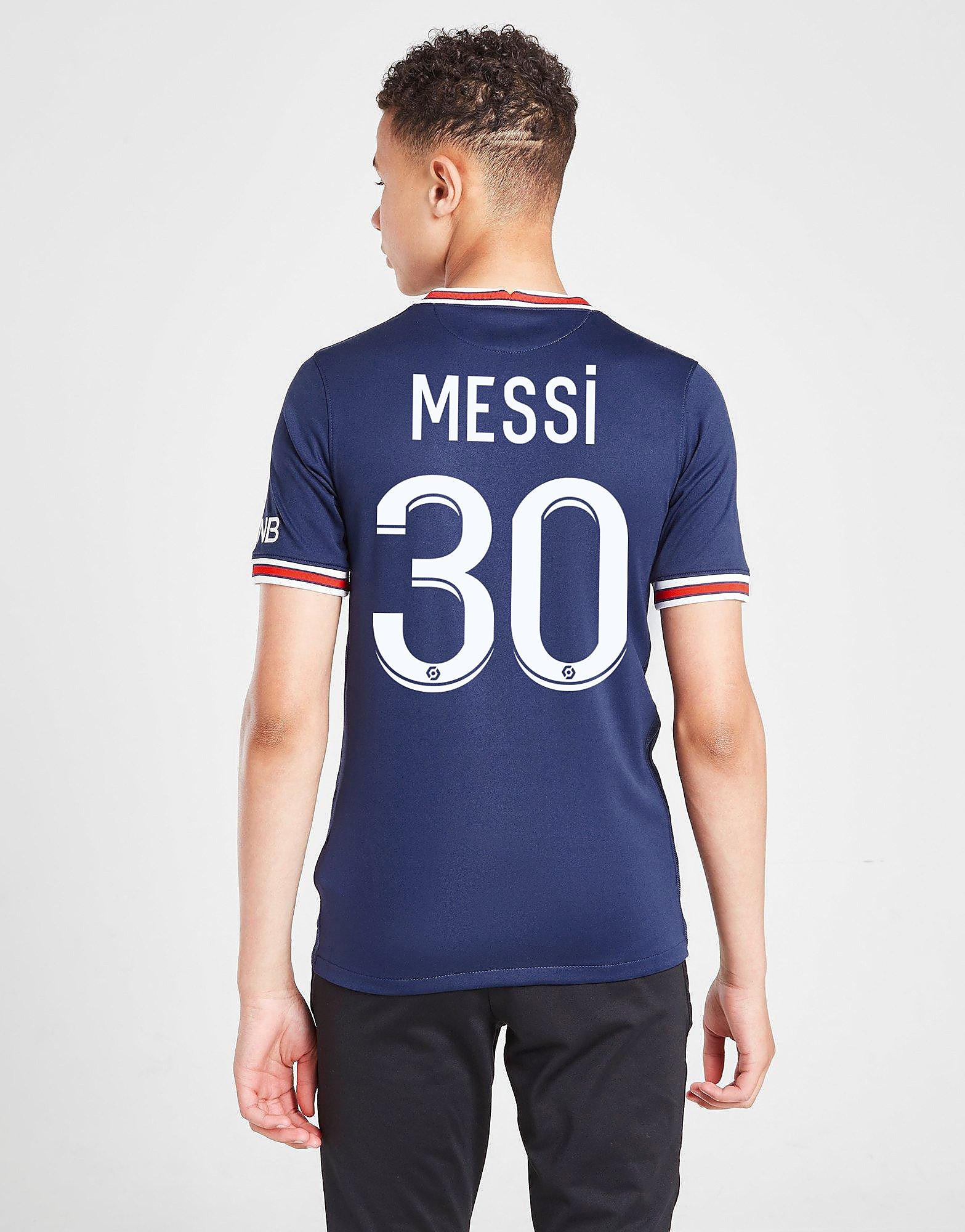

Jordan Paris Saint Germain Messi 30 Home Shirt Junior - Blue - Kids, Blue