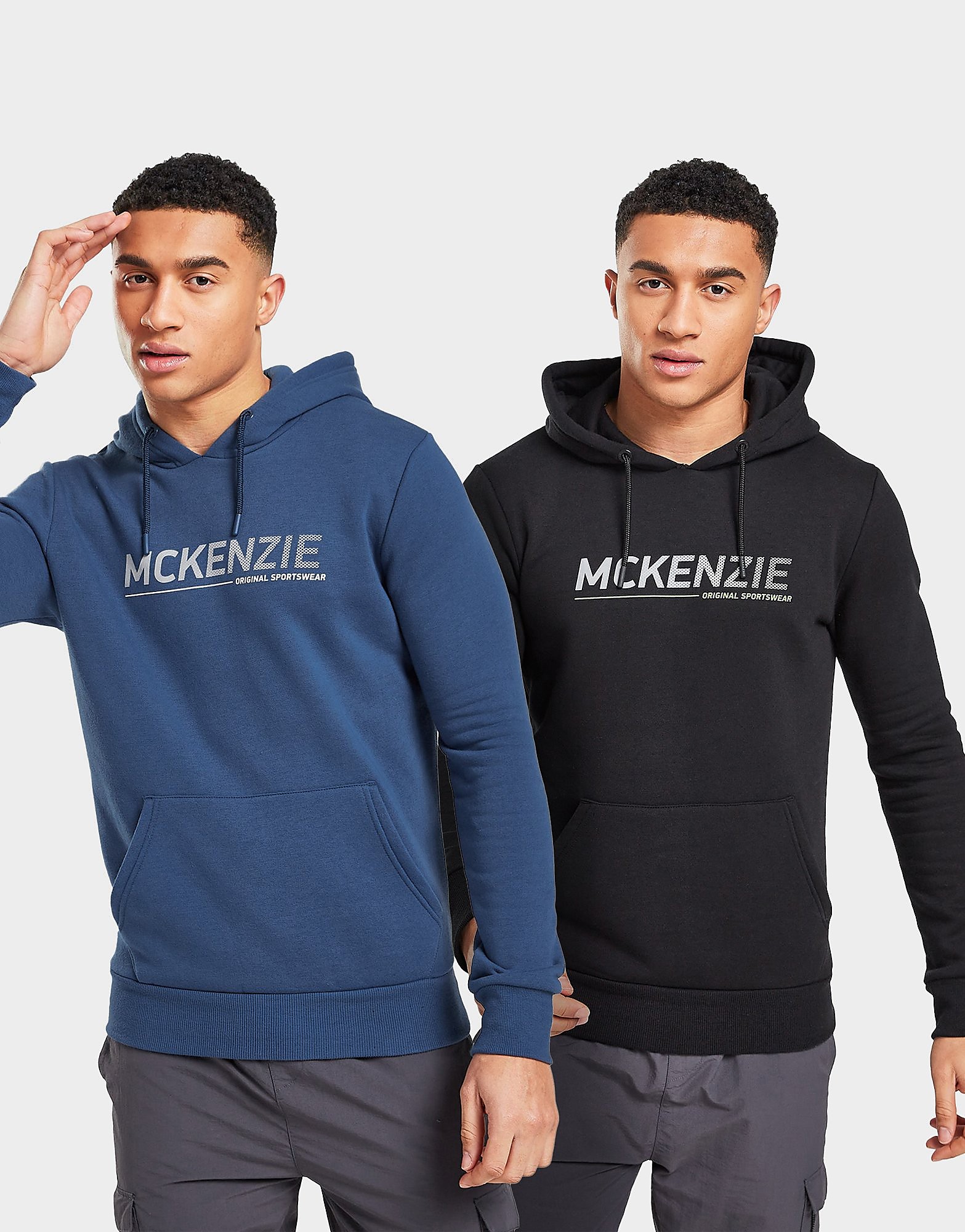 

McKenzie Jono Overhead 2 Pack Hoodie - Only at JD - Black - Mens, Black