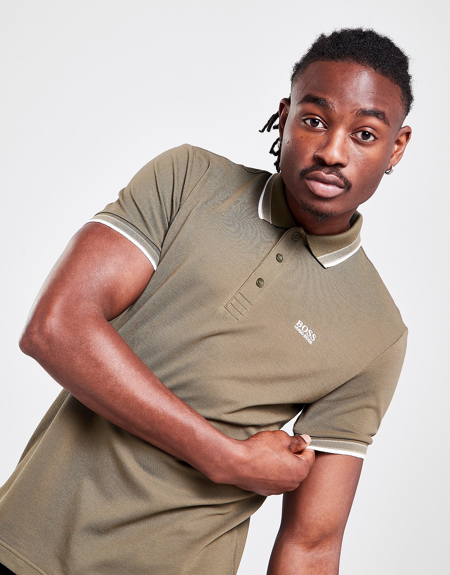 

BOSS Paddy Polo Shirt - Green - Mens, Green