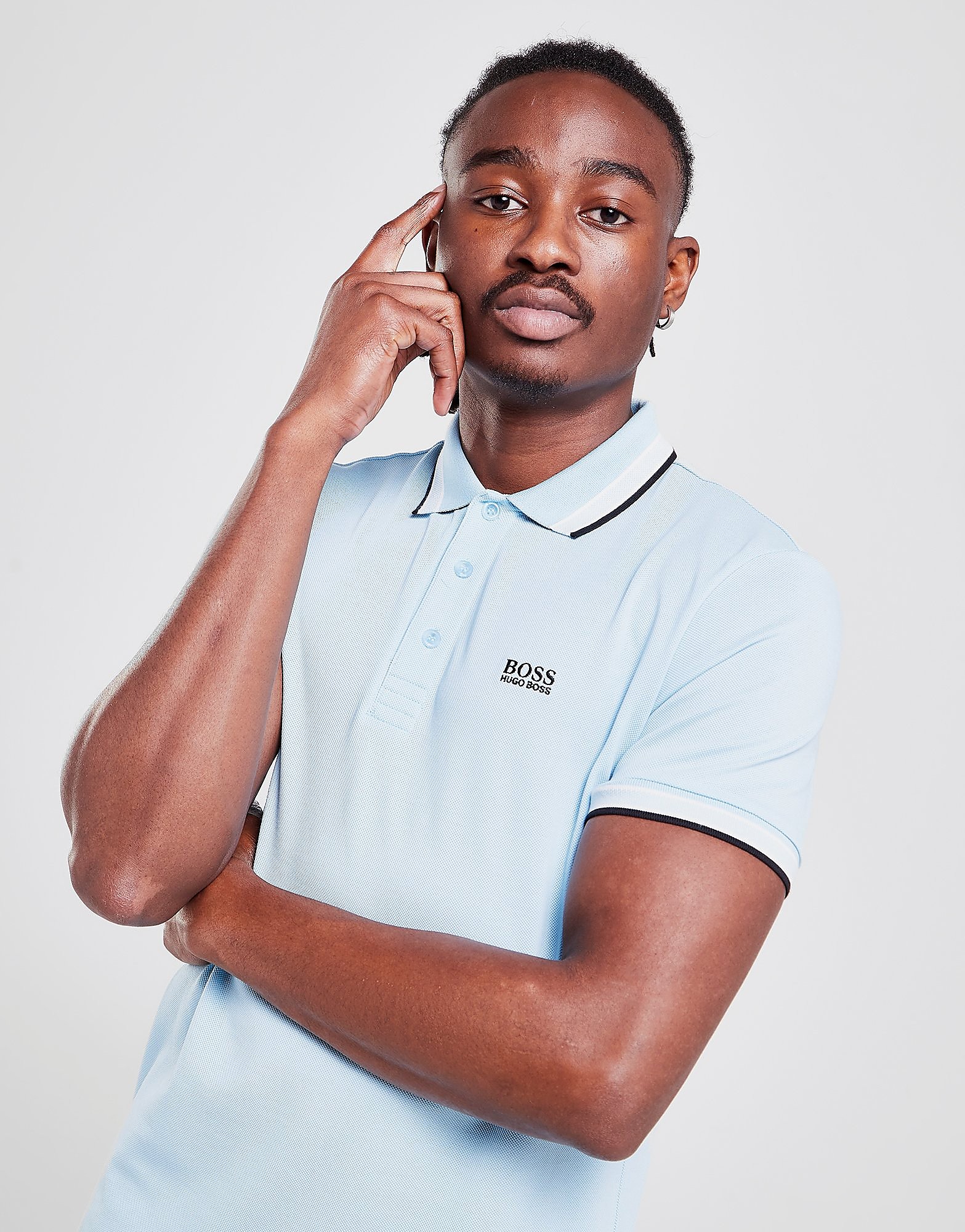 

BOSS Paddy Polo Shirt - Blue - Mens, Blue