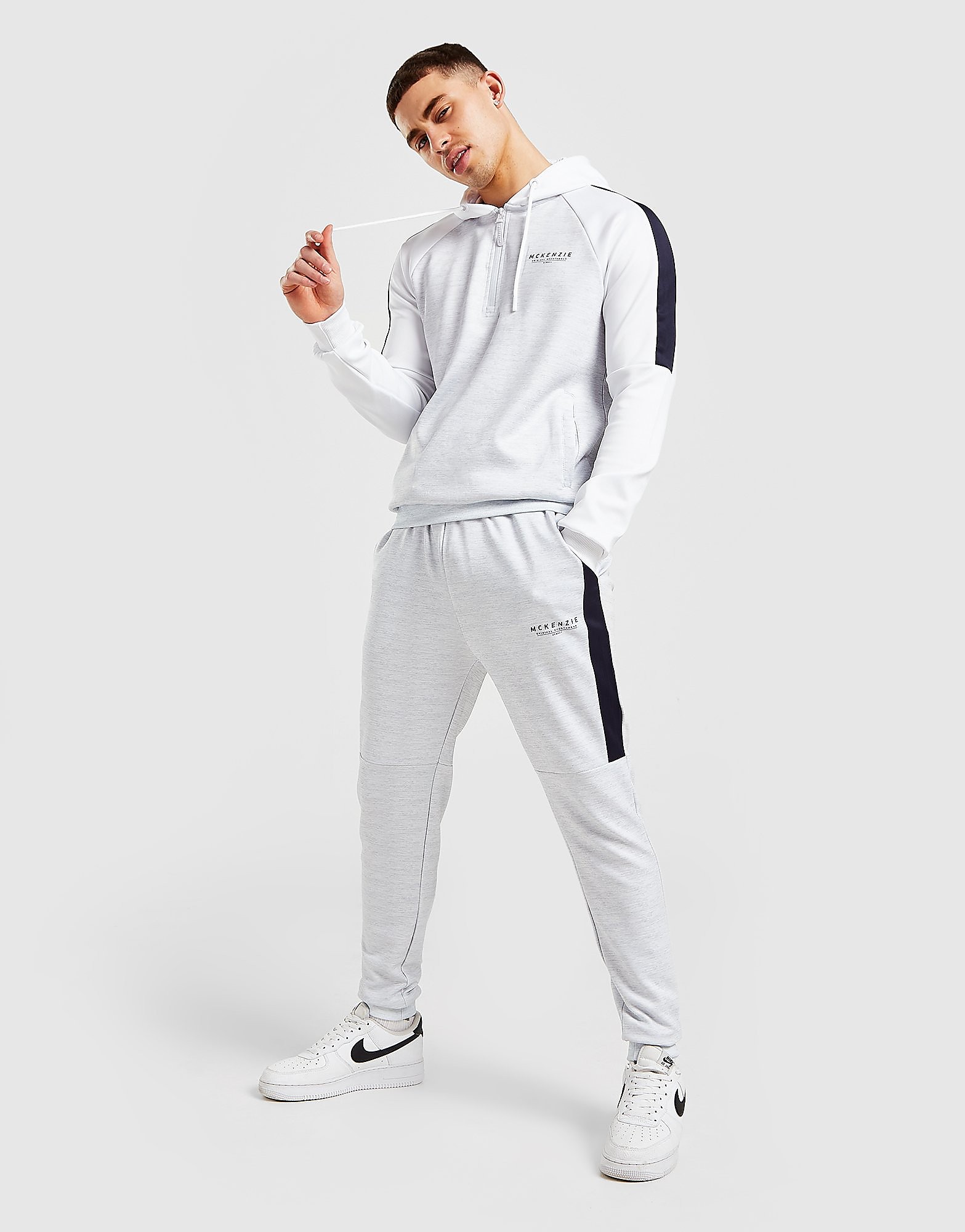 

McKenzie Exile 1/4 Zip Poly Tracksuit - Only at JD - Grey - Mens, Grey