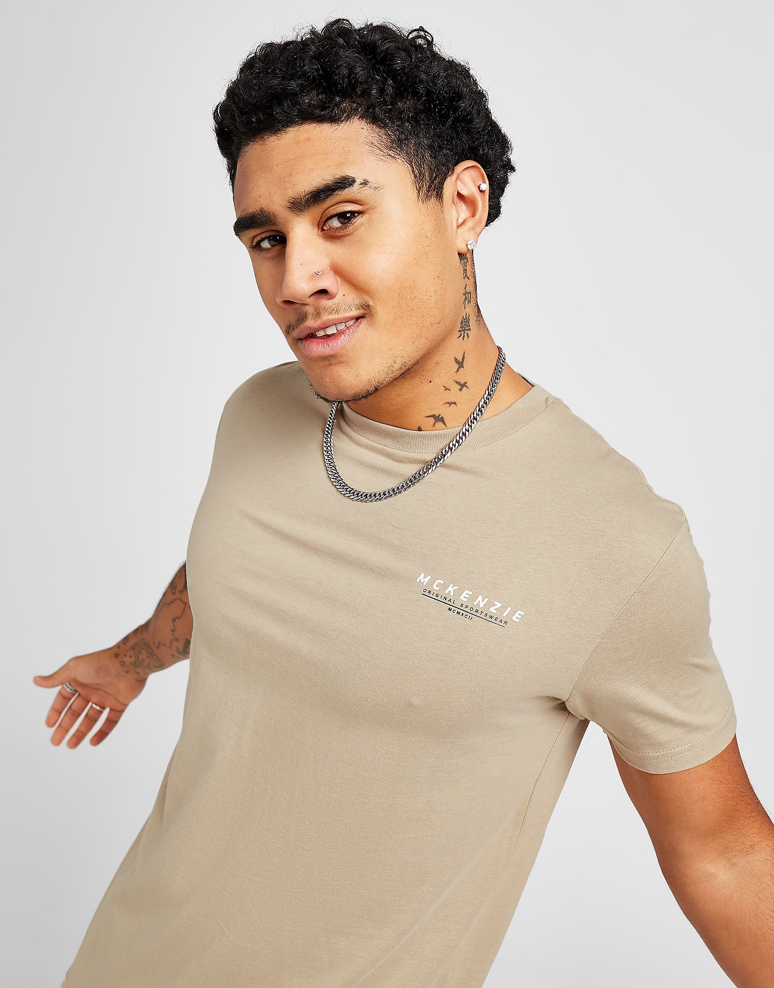 McKenzie T-Shirt Essential - Only at JD - Castanho - Mens, Castanho