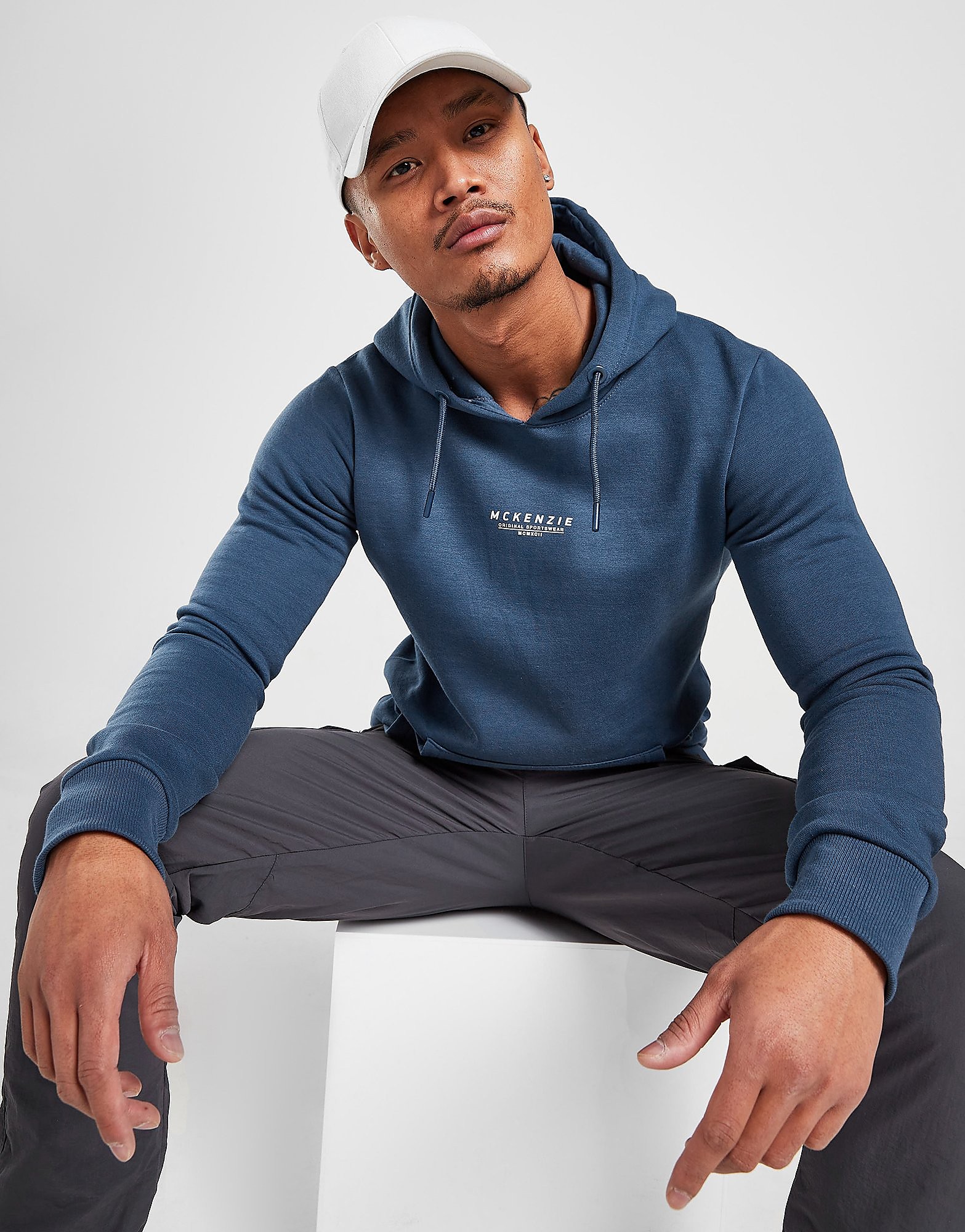 

McKenzie Essential Overhead Hoodie - Only at JD - Blue - Mens, Blue