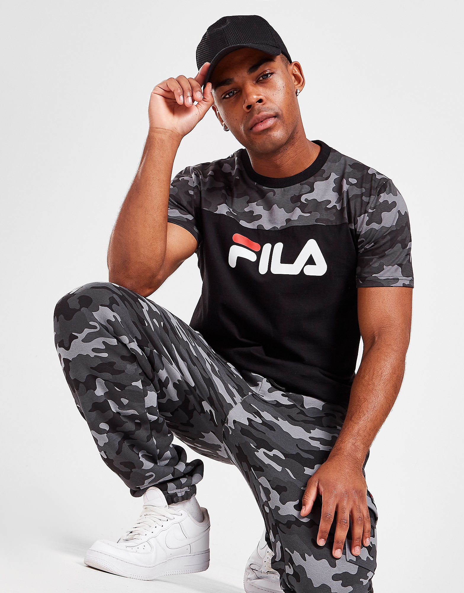 

Fila Jaconelli T-Shirt - Black, Black