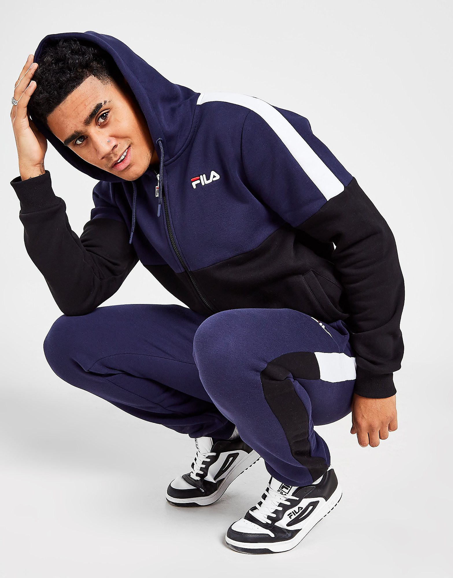 

Fila Ragusa Tracksuit - Navy/Black - Mens, Navy/Black