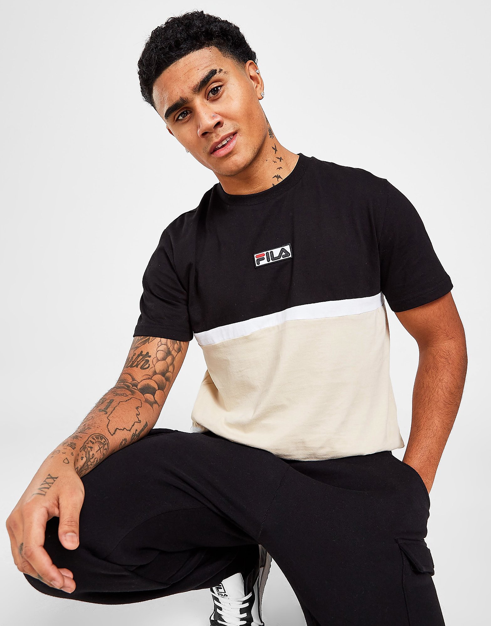 

Fila Santino T-Shirt - Black, Black