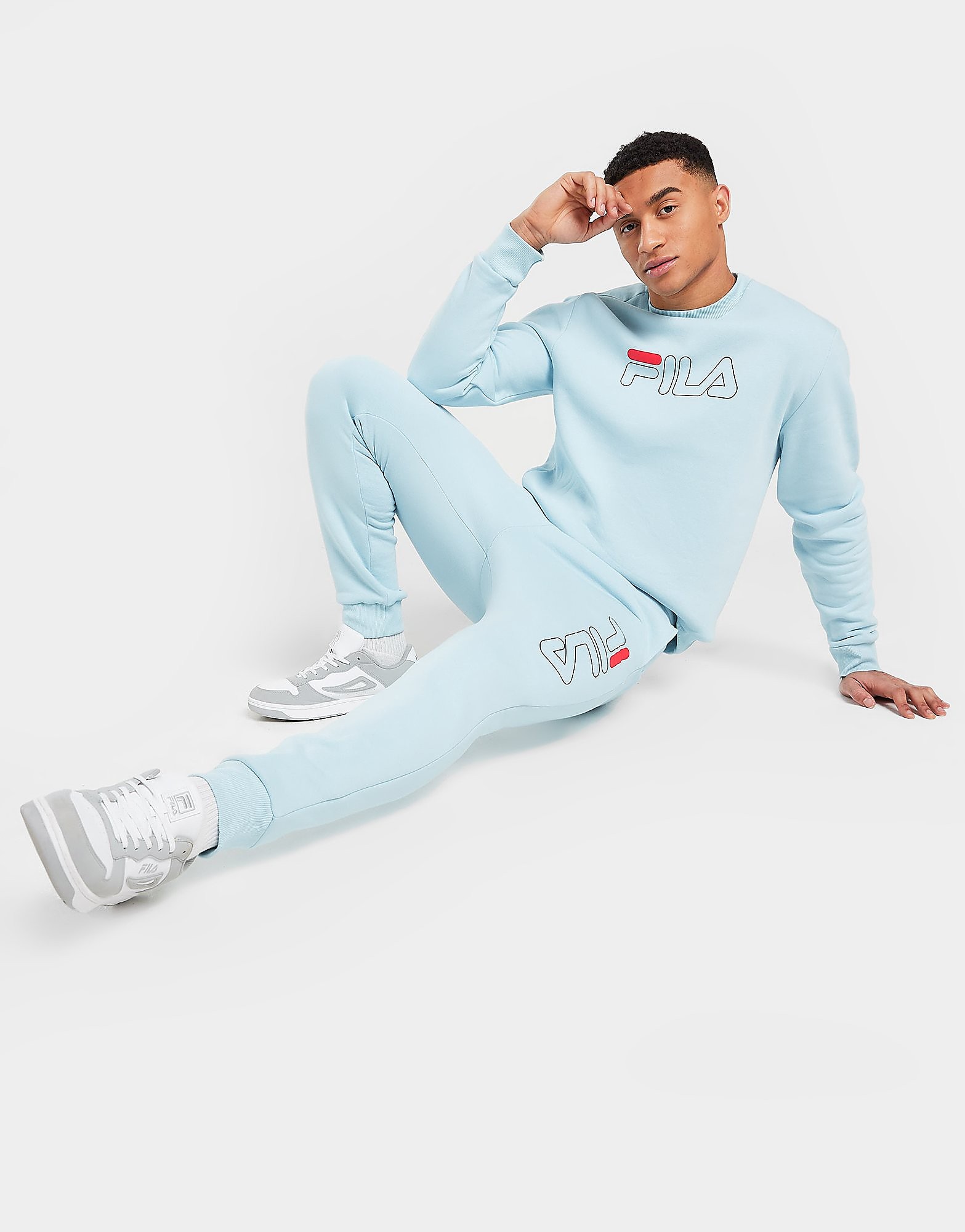 

Fila Elijah Crew Tracksuit - Blue - Mens, Blue
