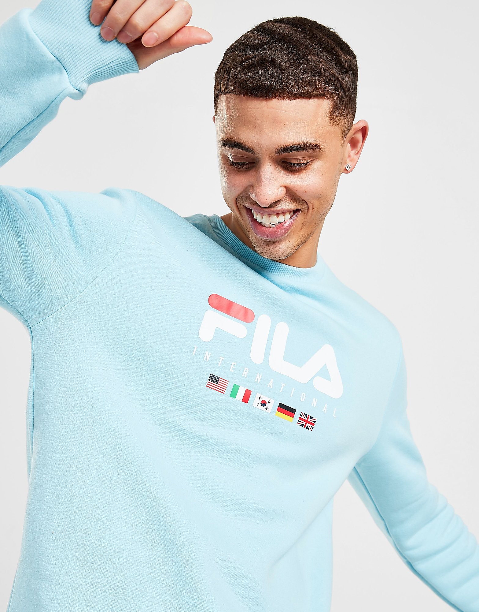 

Fila Cusano Sweatshirt - Blue - Mens, Blue