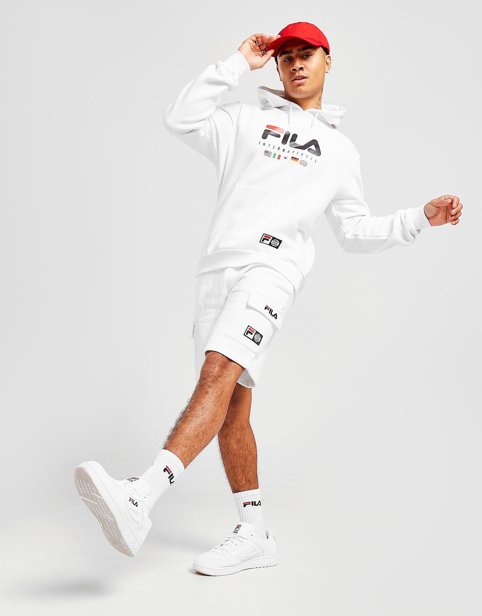 

Fila Baresi Shorts - White - Mens, White