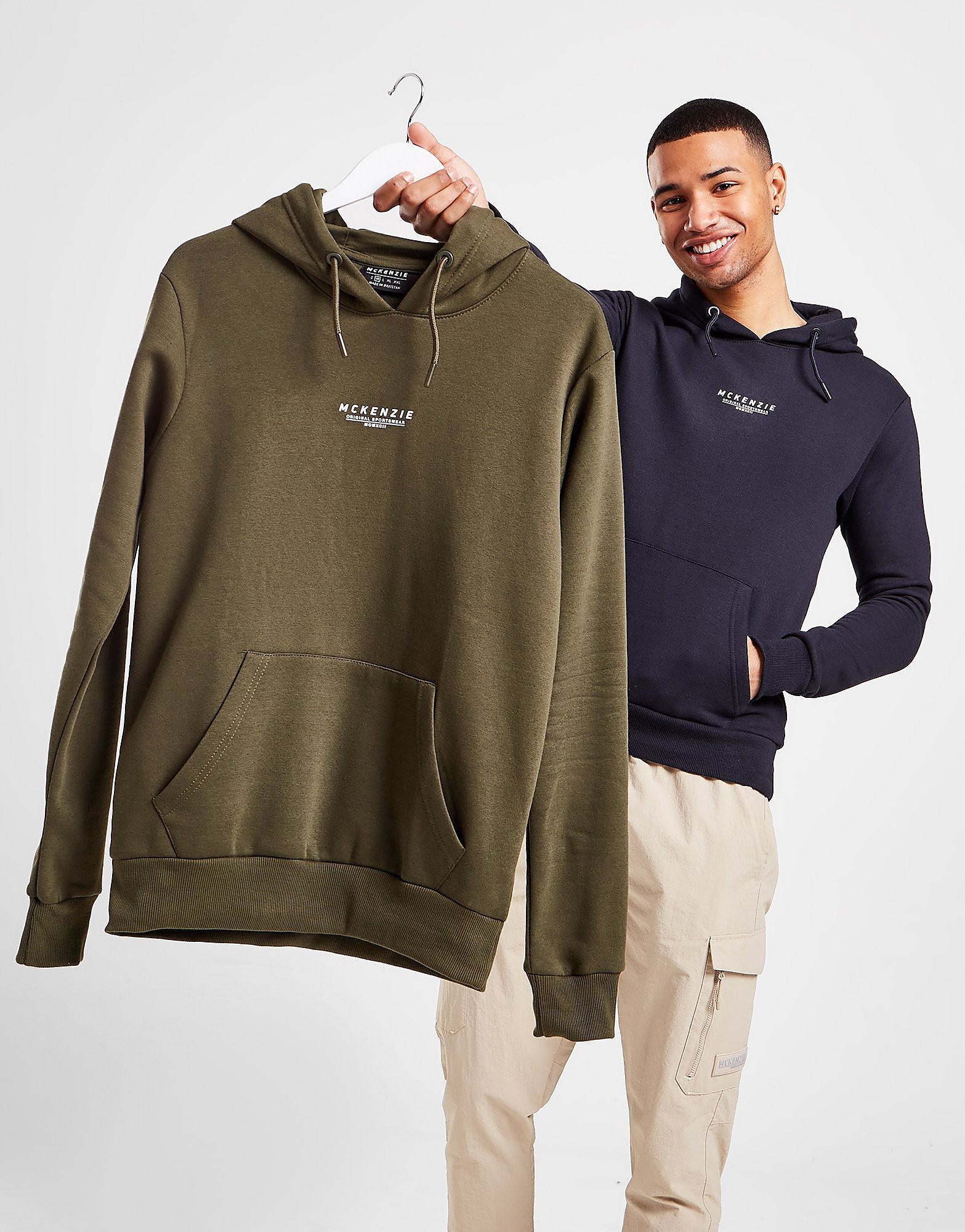 

McKenzie 2 Pack Essential Overhead Hoodies - Only at JD - Navy - Mens, Navy