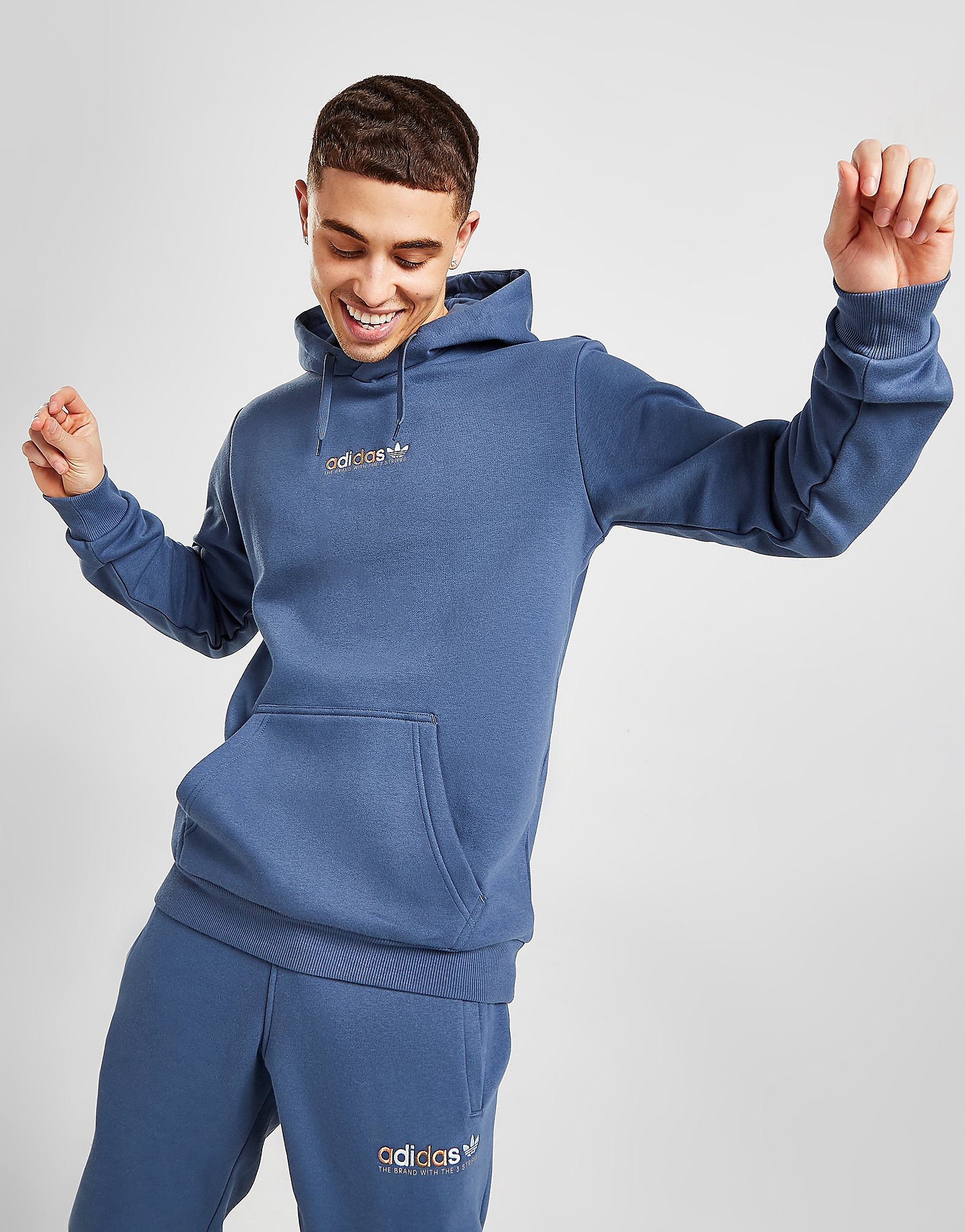 

adidas Originals Colour Smash Hoodie - Only at JD - Blue - Mens, Blue