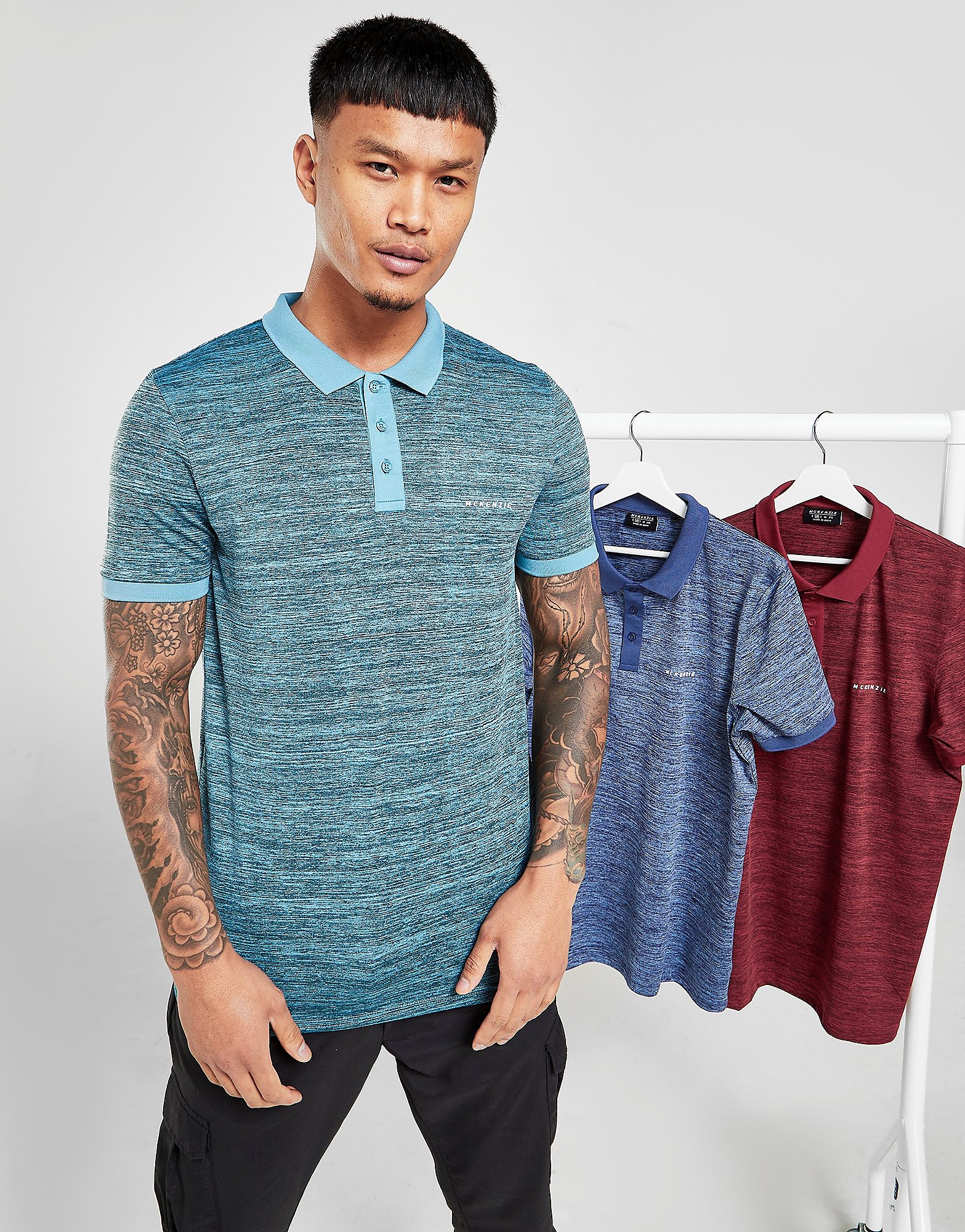 

McKenzie Climate 3-Pack Polo Shirts - Only at JD - Multi Coloured - Mens, Multi Coloured