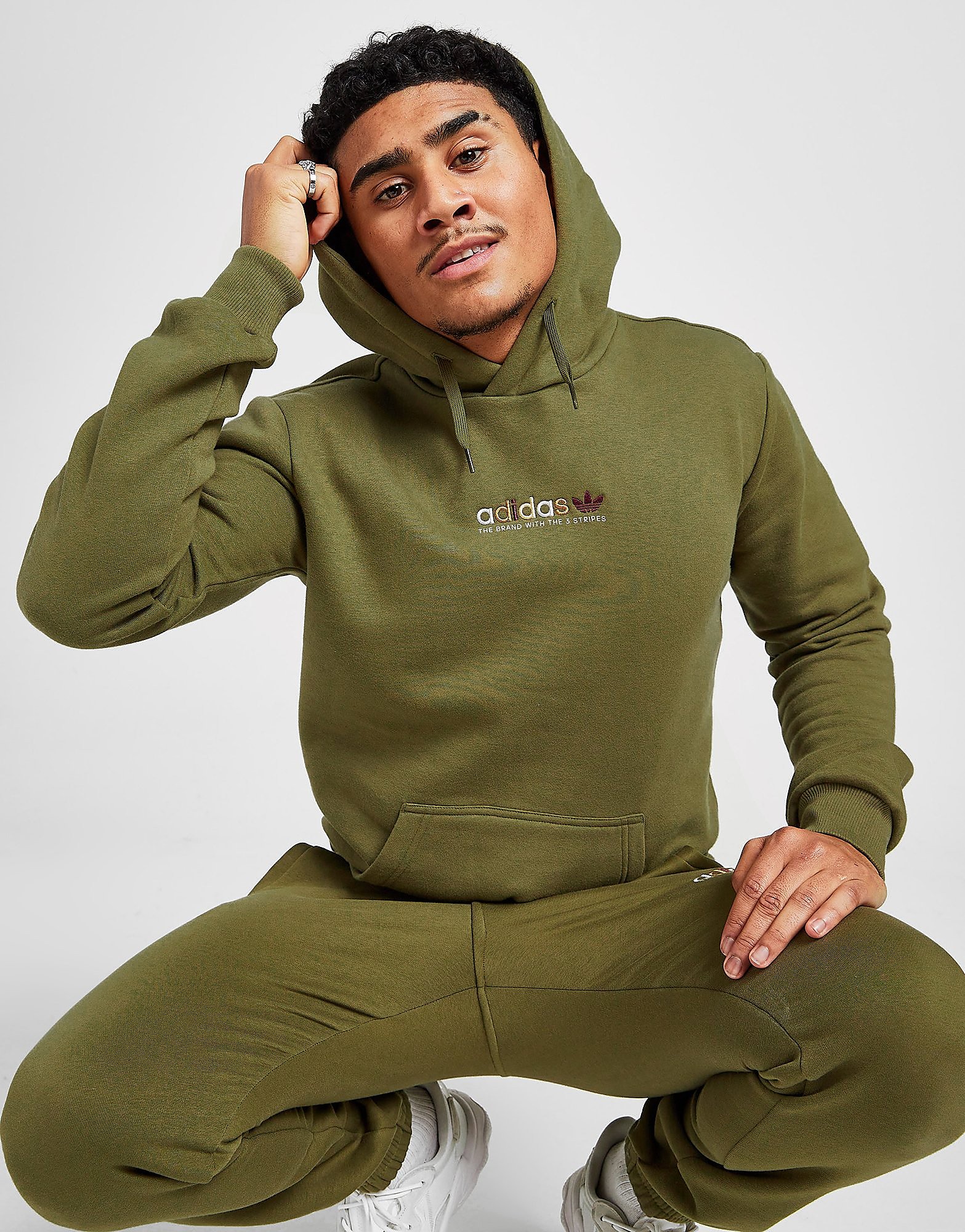 

adidas Originals Colour Smash Hoodie - Only at JD - Green - Mens, Green