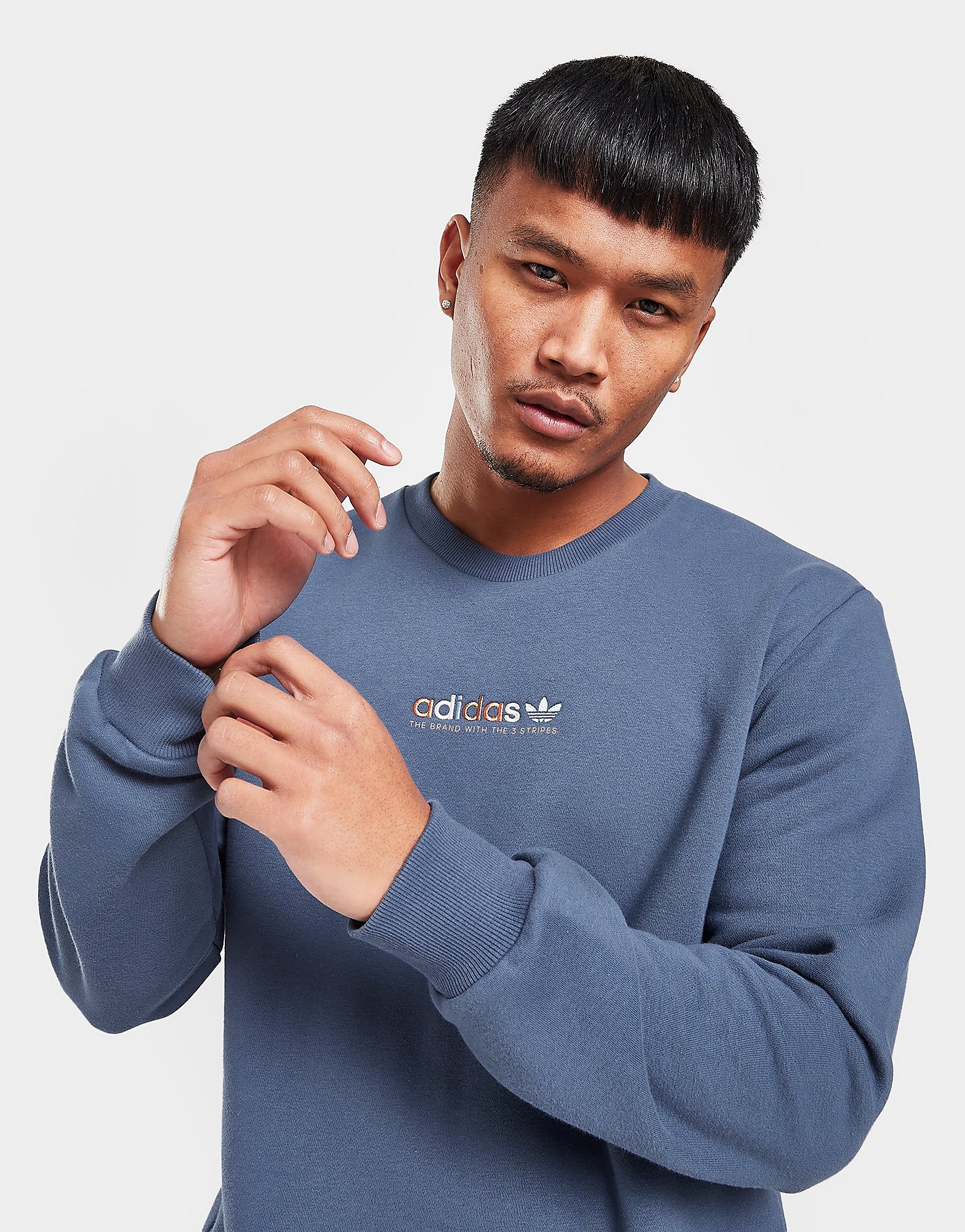 

adidas Originals Color Smash Crew Sweatshirt - Only at JD - Blue - Mens, Blue