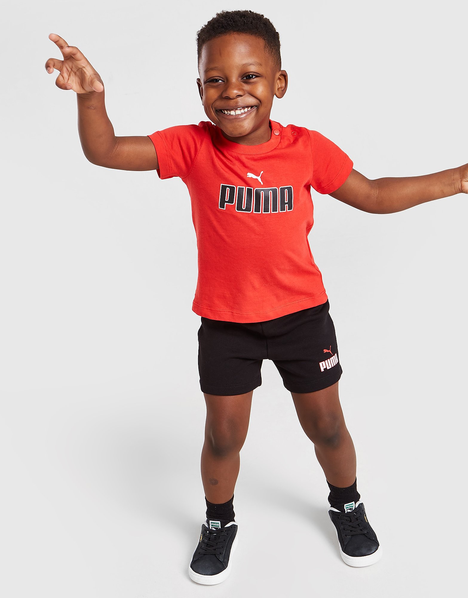 

Puma Core T-Shirt/Shorts Set Infant - Red - Kids, Red