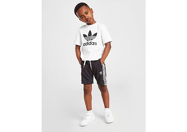 Adidas Originals Adicolor Short en T-shirt Set - White / Black, White / Black