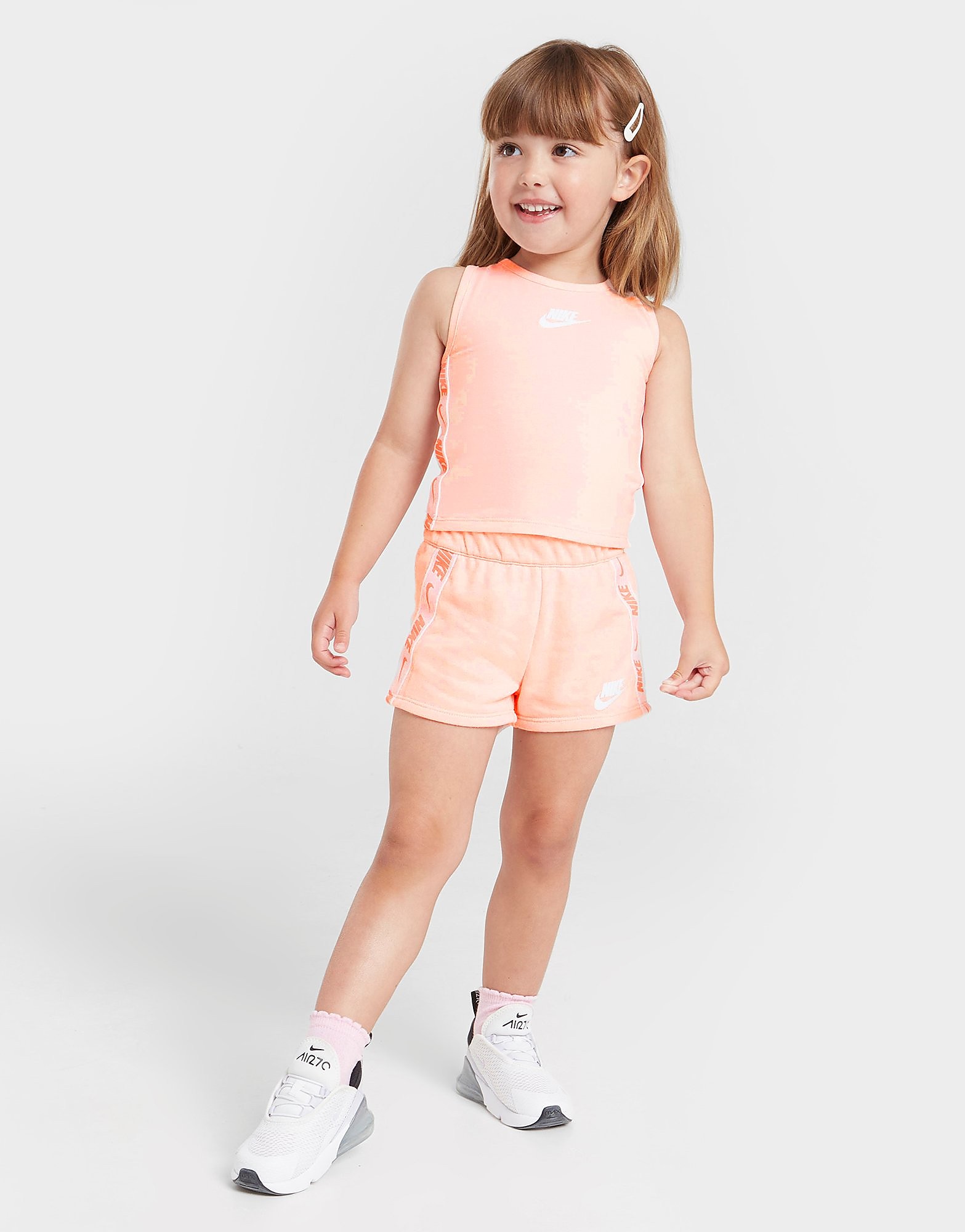 

Nike Girls' Tape Vest & Shorts Set Infant - Only at JD - Pink - Kids, Pink