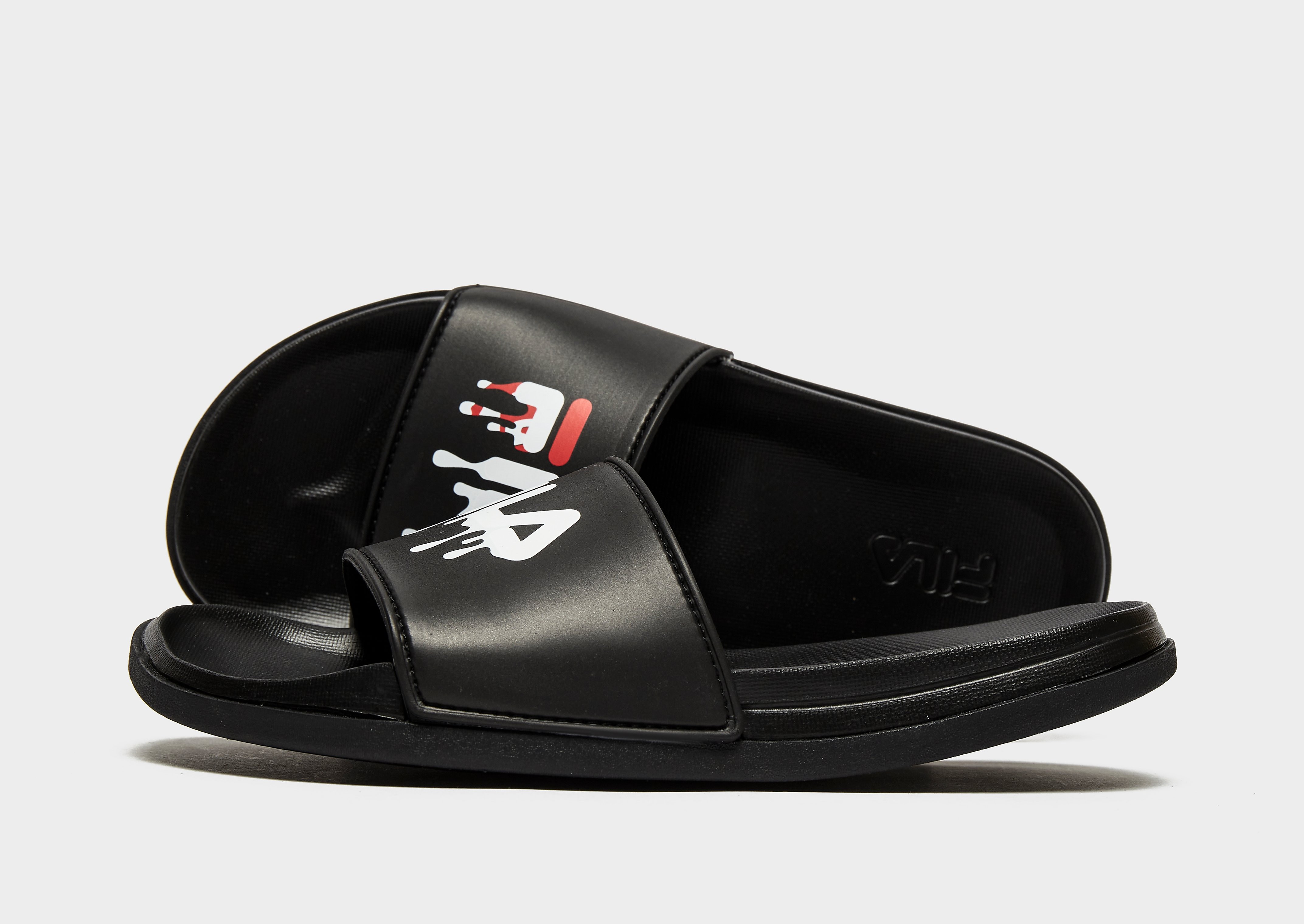 

Fila Drifter Lux Drip Slides Junior - Black - Kids, Black