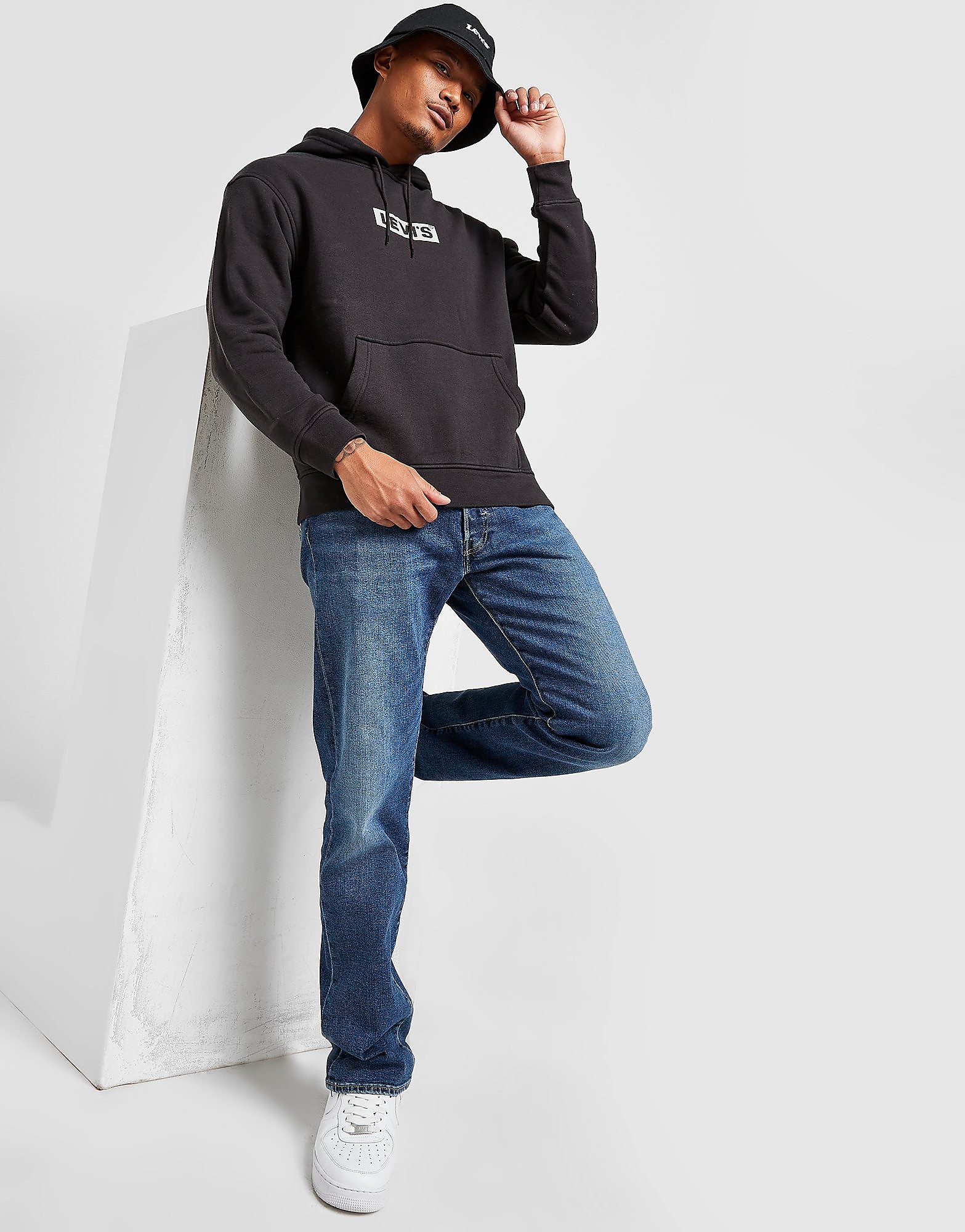 

Levis 501 Straight Fit Jeans - Blue - Mens, Blue