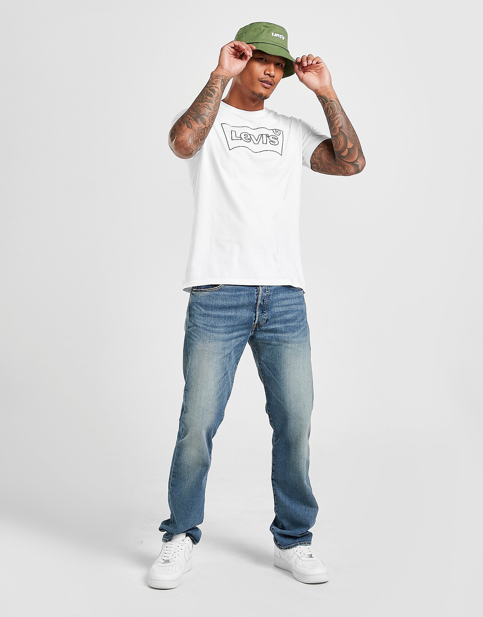 

Levis 501 Straight Jeans - Blue - Mens, Blue