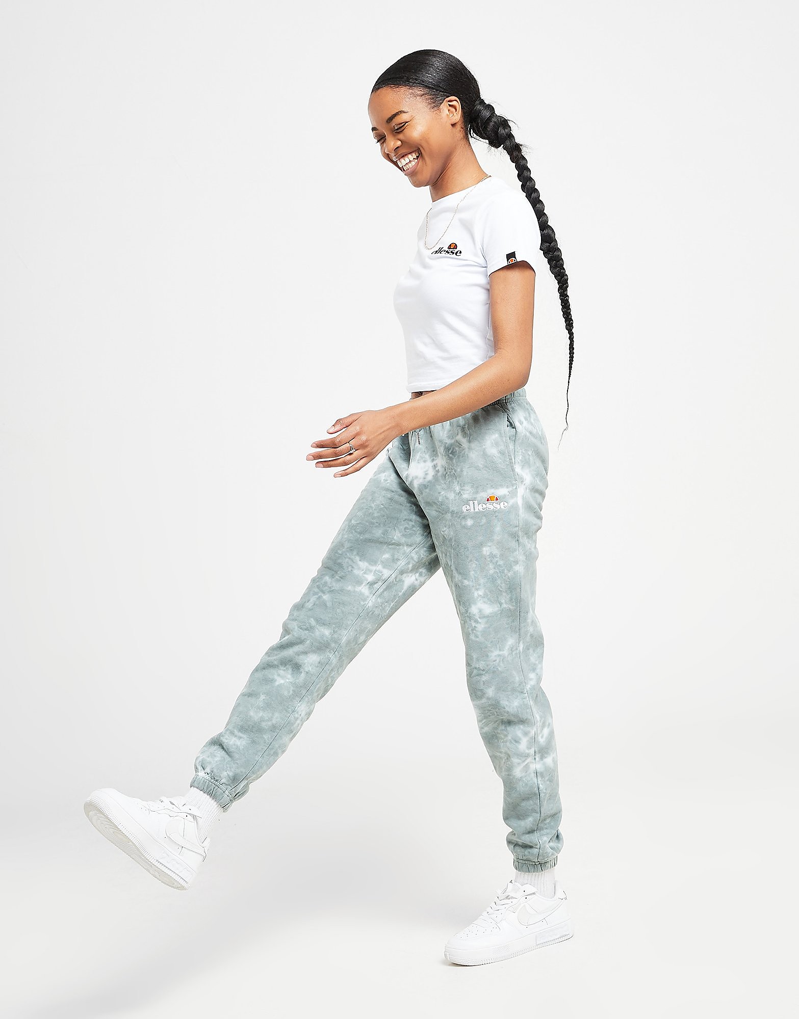 Ellesse Tie Dye Joggers - Only at JD - Green - Womens, Green
