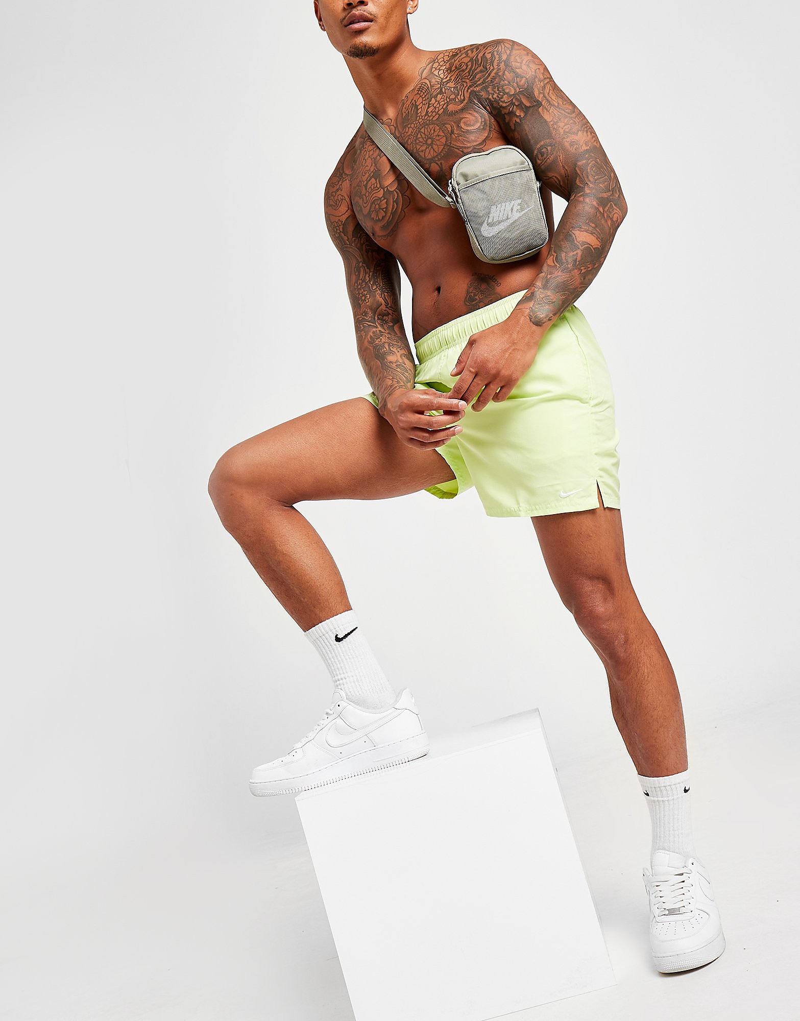 

Nike Swim Essential 5" Volley Short - Only at JD - Yellow - Mens, Yellow