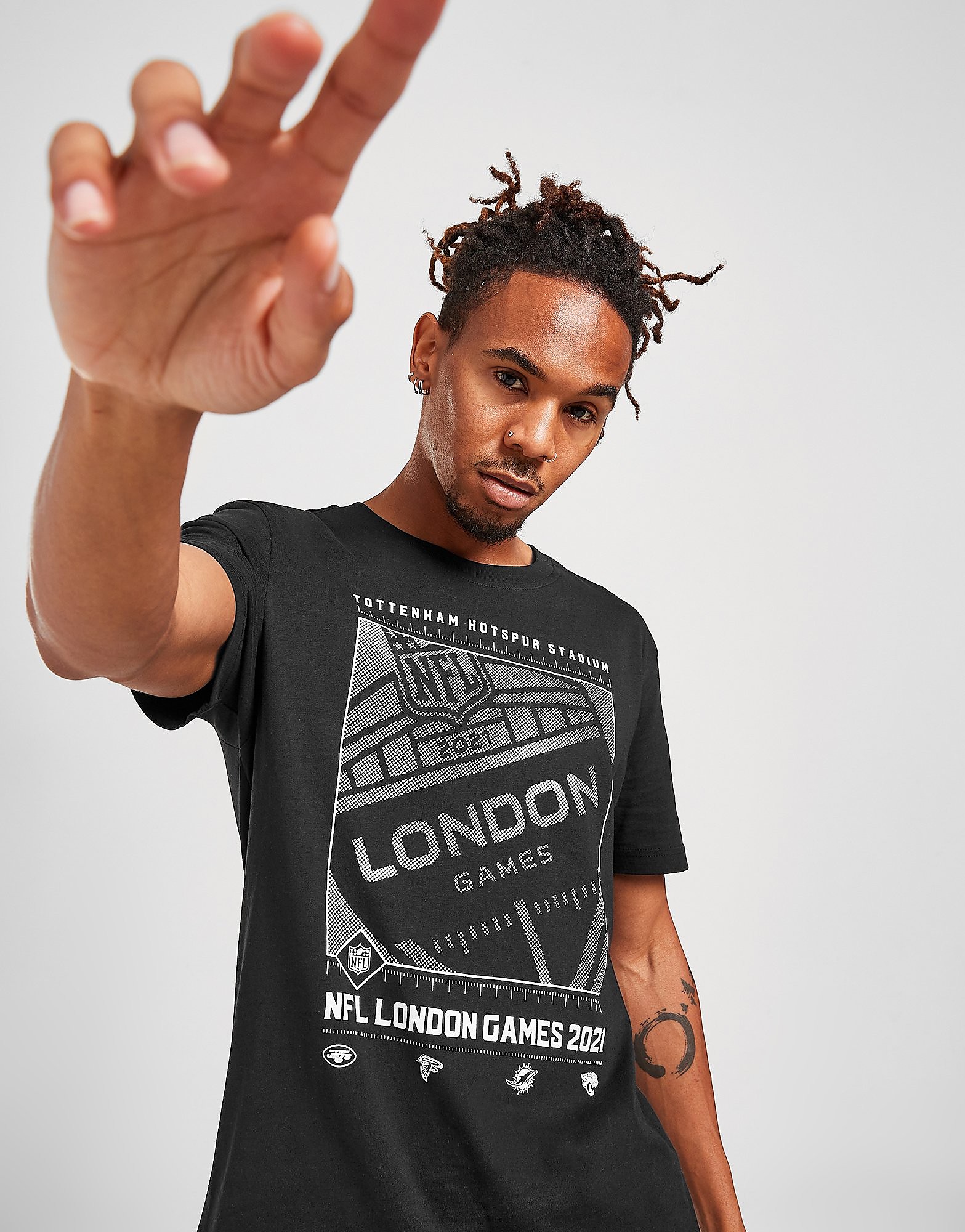 

Official Team NFL London Games 2021 T-Shirt - Black - Mens, Black