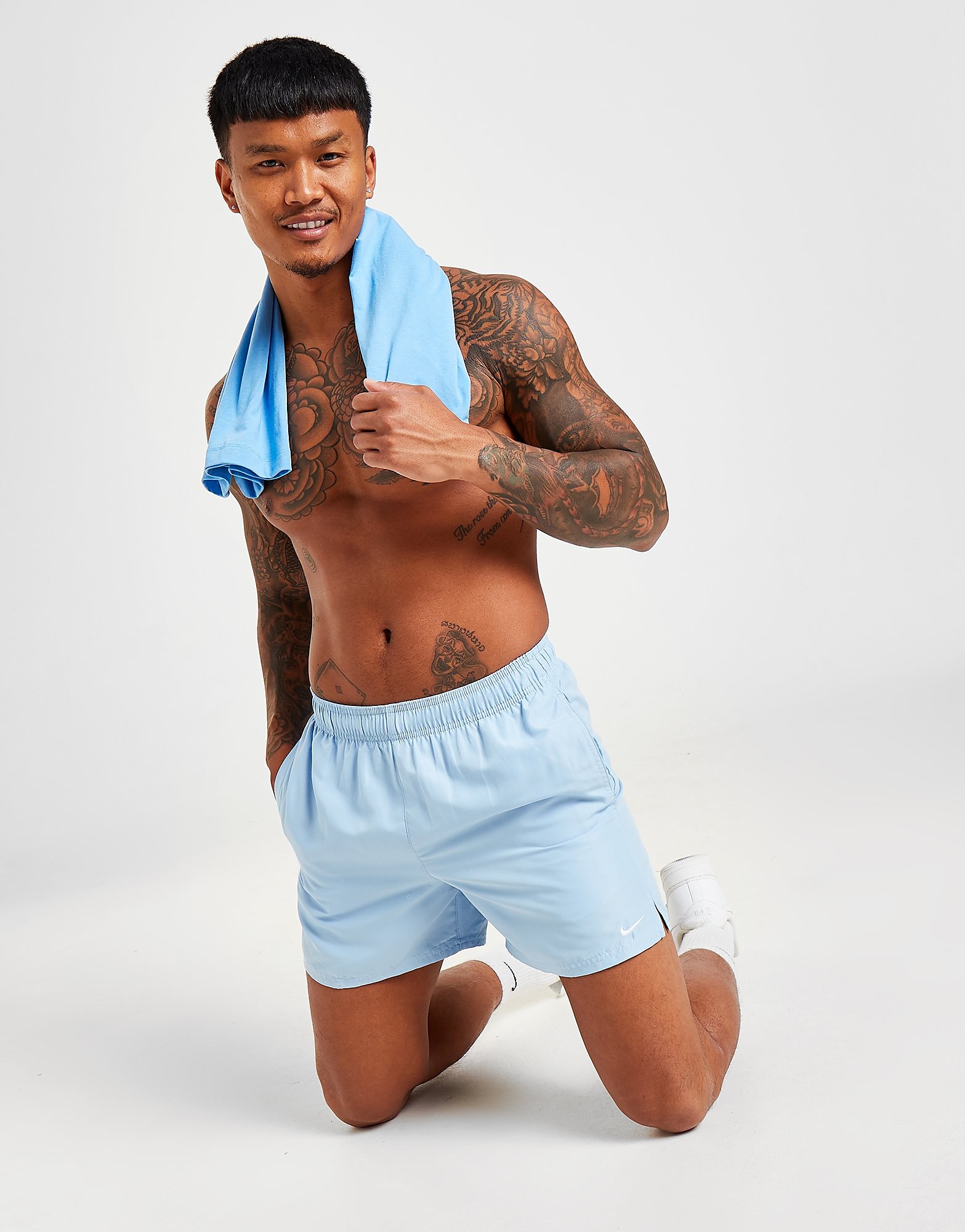 

Nike Swim Essential 5" Volley Short - Only at JD - Blue - Mens, Blue