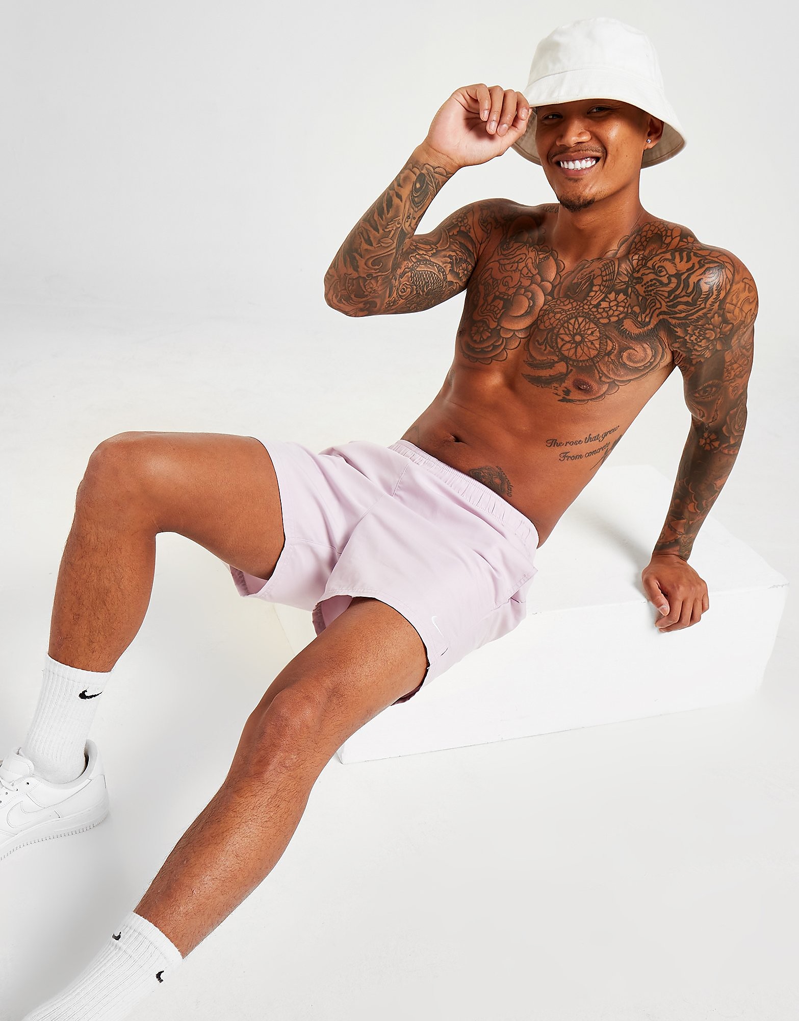 

Nike Swim Essential 5" Volley Short - Only at JD - Purple - Mens, Purple
