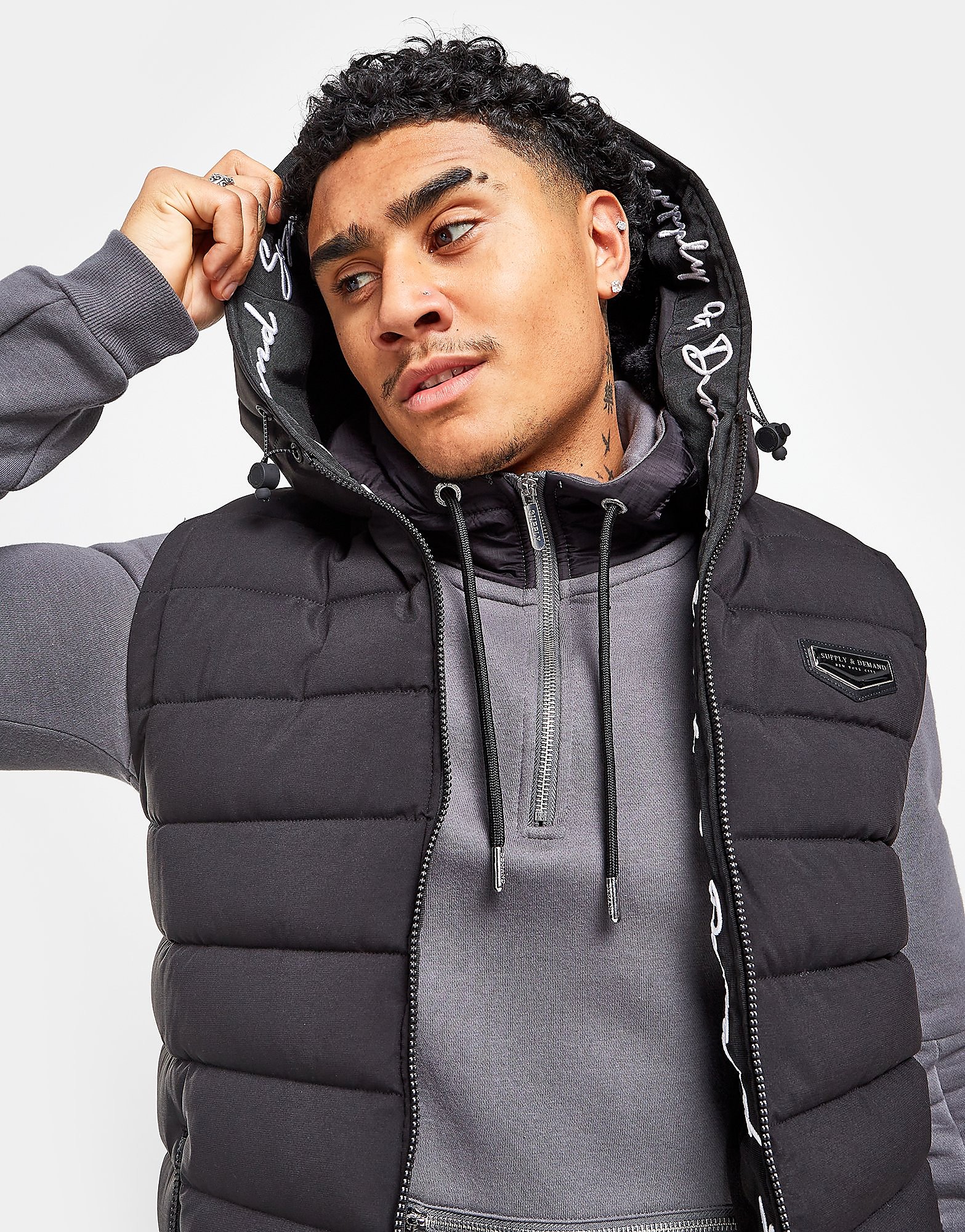 

Supply & Demand Faction Gilet - Only at JD - Black - Mens, Black