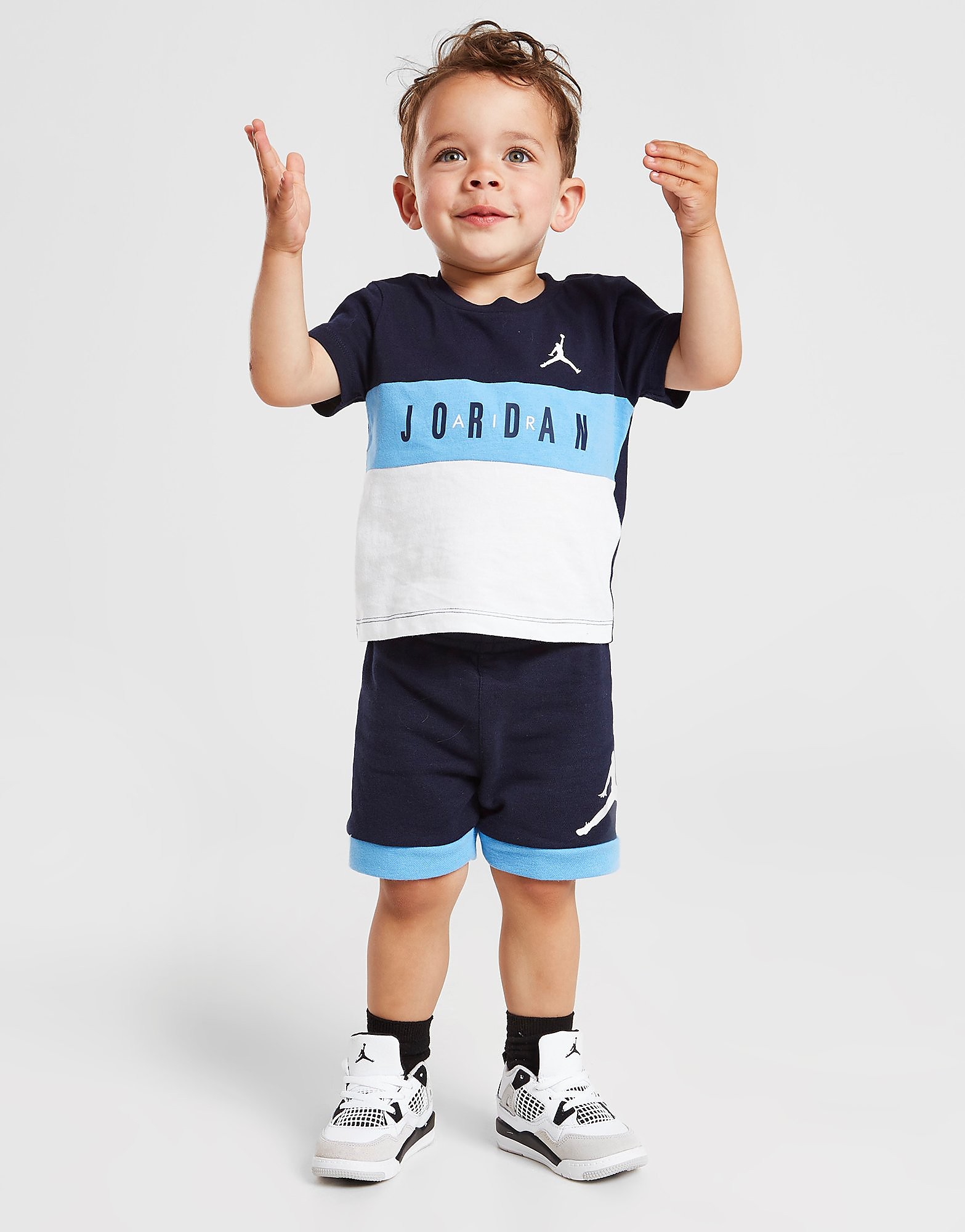 

Jordan Colour Block T-Shirt/Shorts Set Infant - Blue - Kids, Blue
