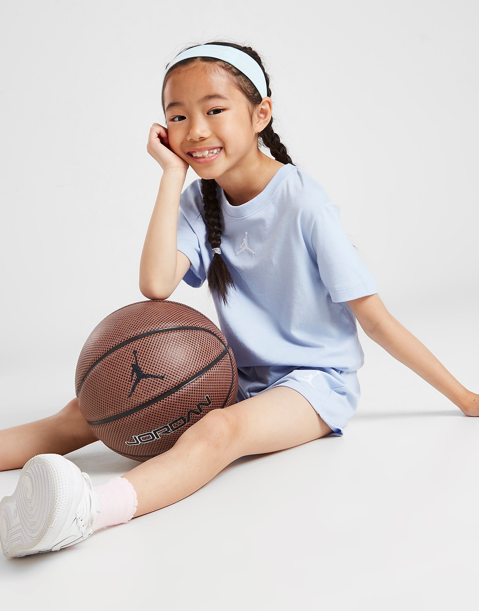 

Jordan Girls' Essential T-Shirt/Shorts Set Children - Blue - Kids, Blue