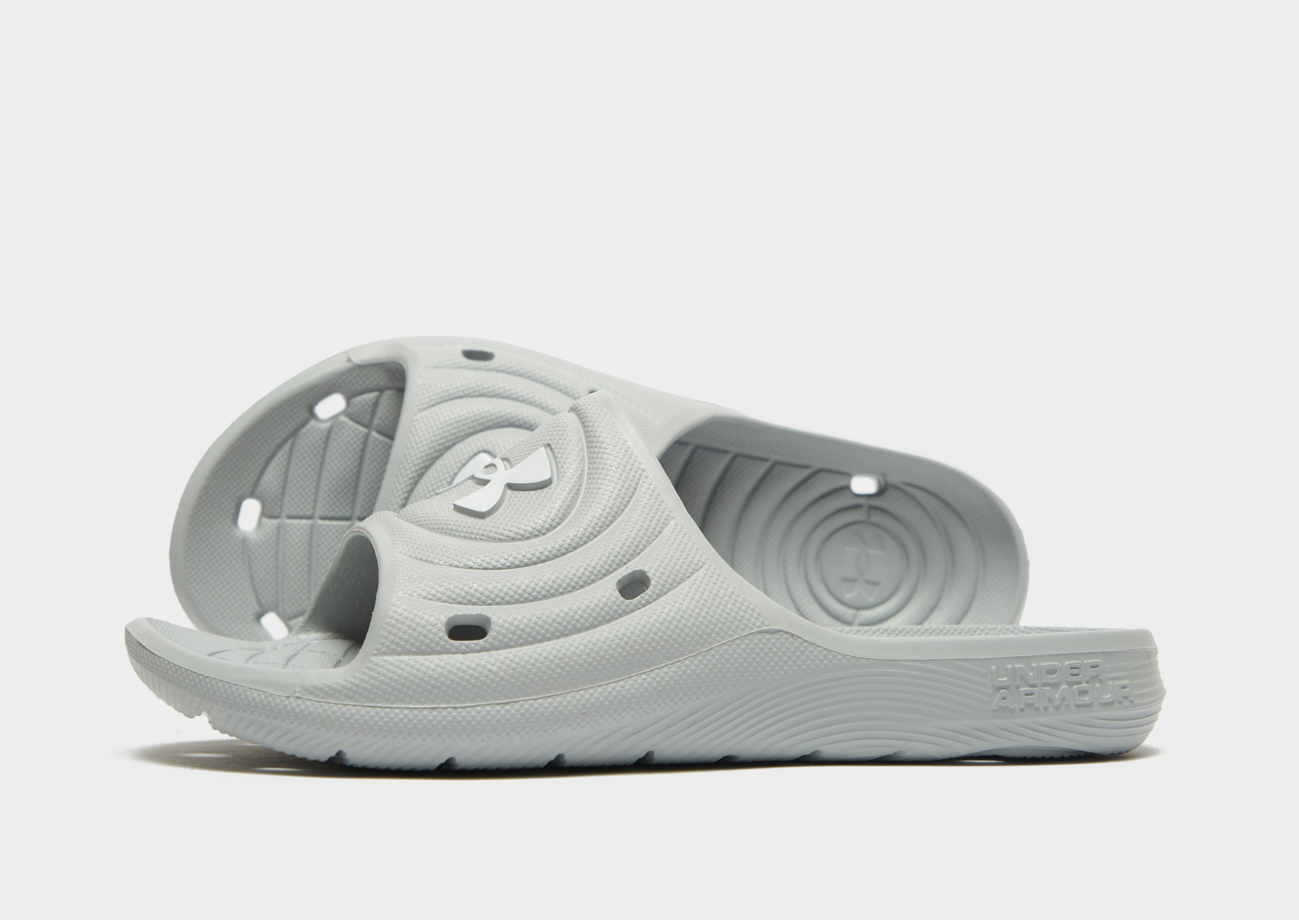 

Under Armour Locker Slides Junior - Grey - Kids, Grey