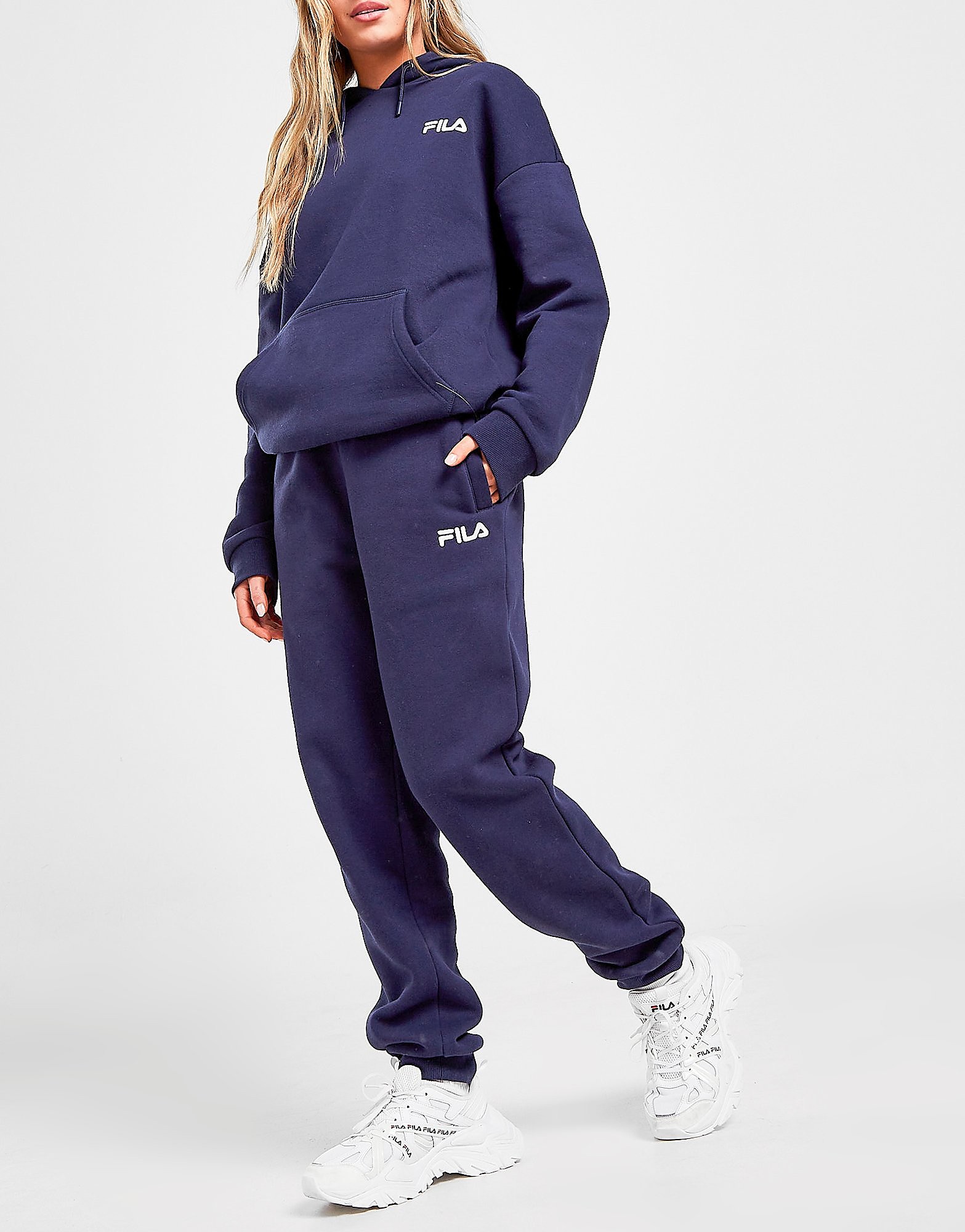 

Fila Core Plus Size Logo Joggers - Blue - Womens, Blue