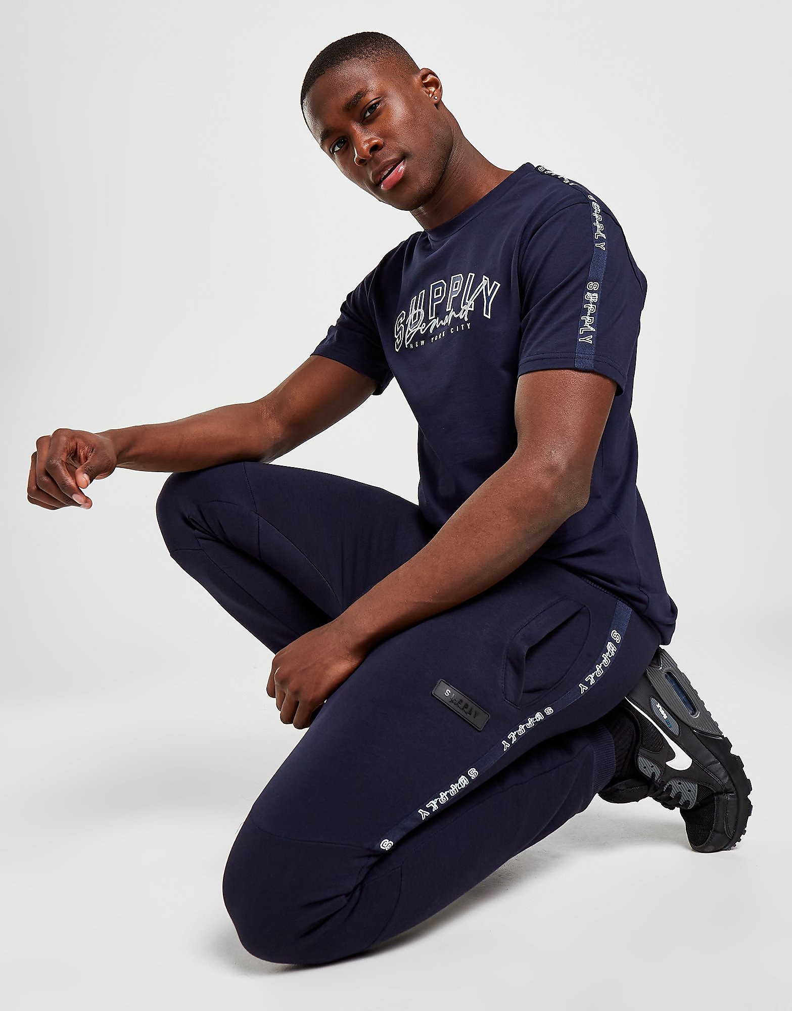 

Supply & Demand Stripe Joggers - Blue - Mens, Blue