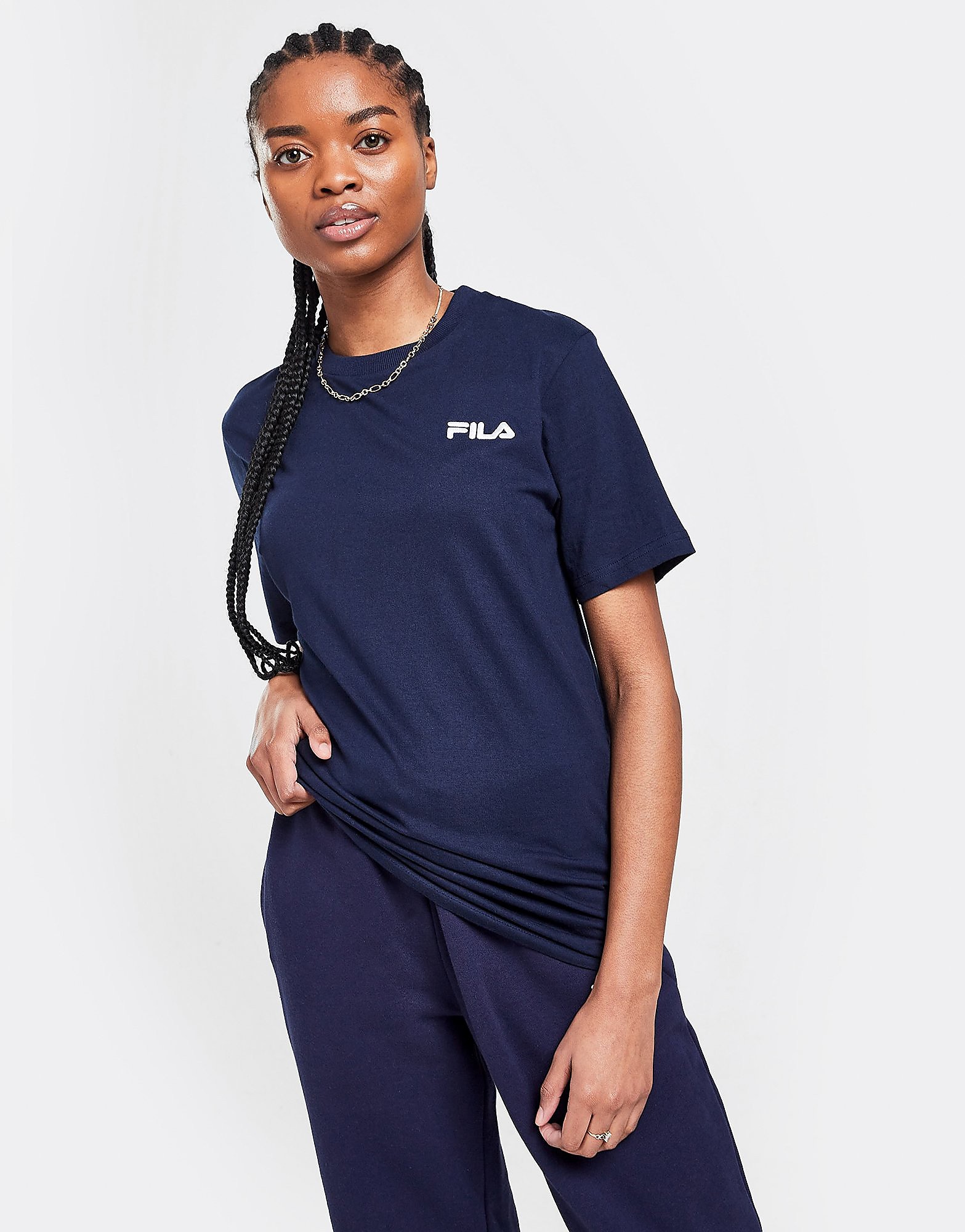 

Fila Core Boyfriend T-Shirt - Only at JD - Blue - Womens, Blue